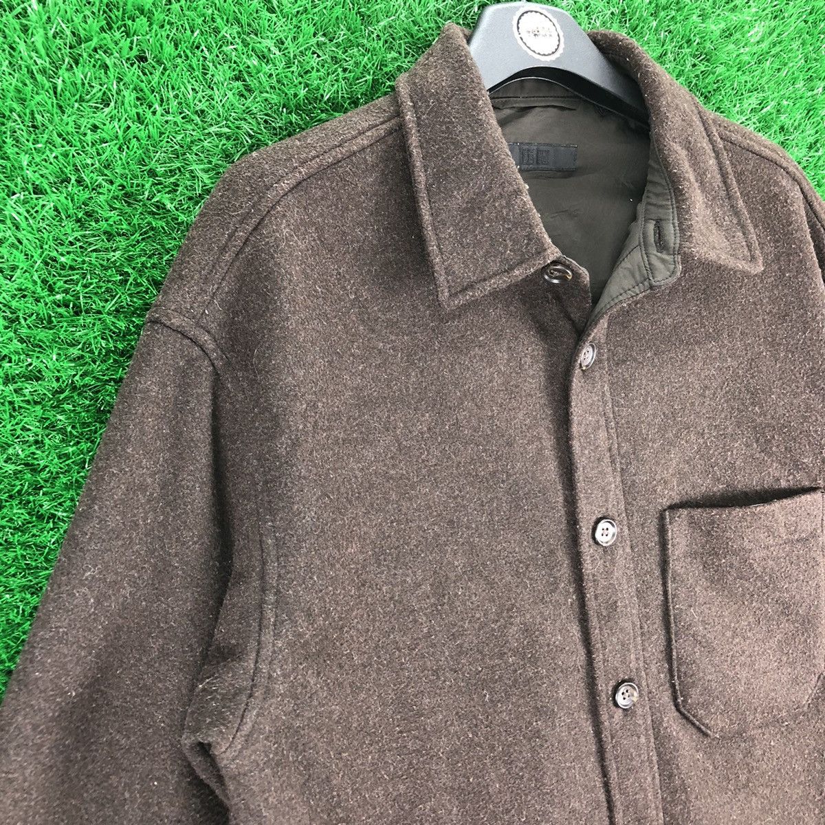 Flannel Uniqlo Autumn Winter Wool Brown Flannel Single Pocket Size US L / EU 52-54 / 3 - 2 Thumbnail
