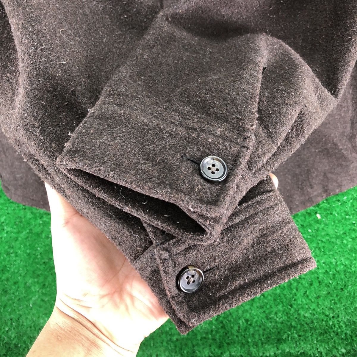 Flannel Uniqlo Autumn Winter Wool Brown Flannel Single Pocket Size US L / EU 52-54 / 3 - 9 Thumbnail
