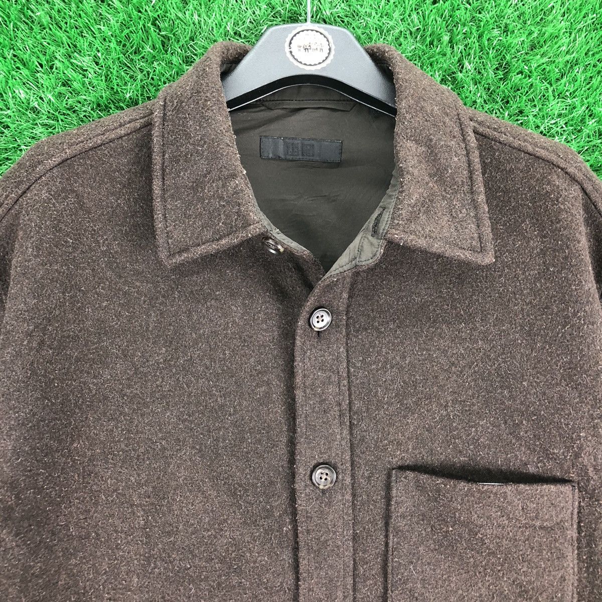 Flannel Uniqlo Autumn Winter Wool Brown Flannel Single Pocket Size US L / EU 52-54 / 3 - 7 Thumbnail