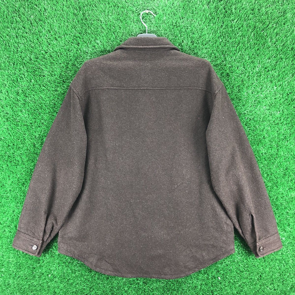 Flannel Uniqlo Autumn Winter Wool Brown Flannel Single Pocket Size US L / EU 52-54 / 3 - 4 Thumbnail