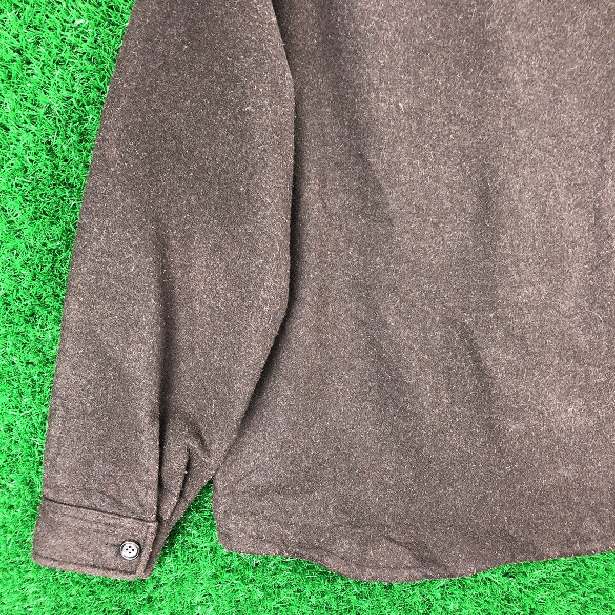 Flannel Uniqlo Autumn Winter Wool Brown Flannel Single Pocket Size US L / EU 52-54 / 3 - 6 Thumbnail
