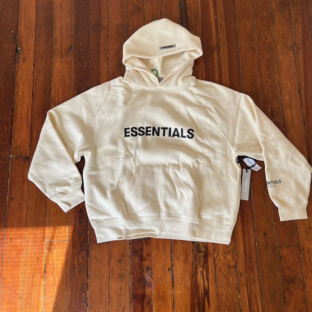 Pacsun FEAR OF GOD ESSENTIALS HOODIE FRONT LOGO | Grailed