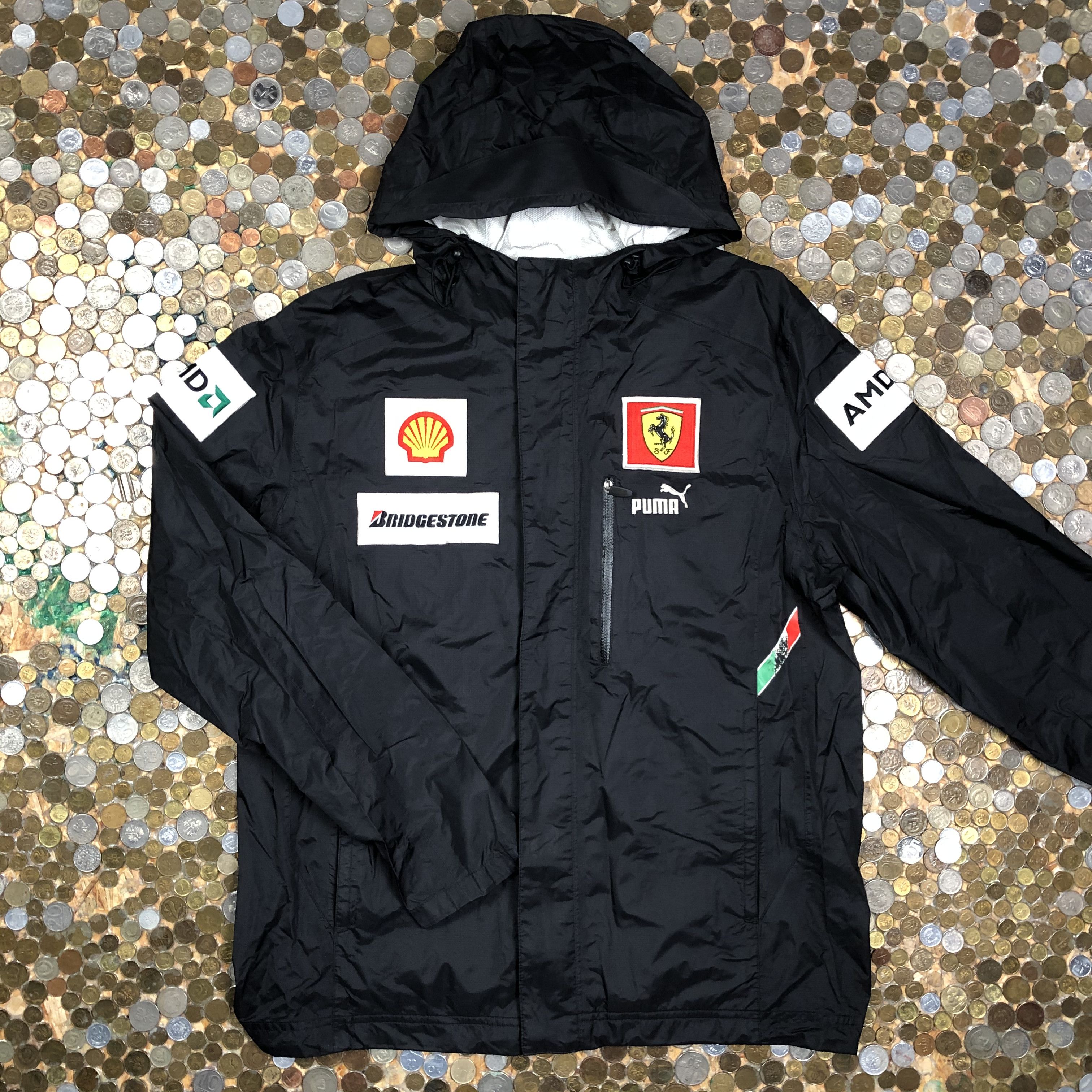 Puma × Vintage Puma Ferarri Shell Race light jacket Size US S / EU 44-46 / 1 - 1 Thumbnail