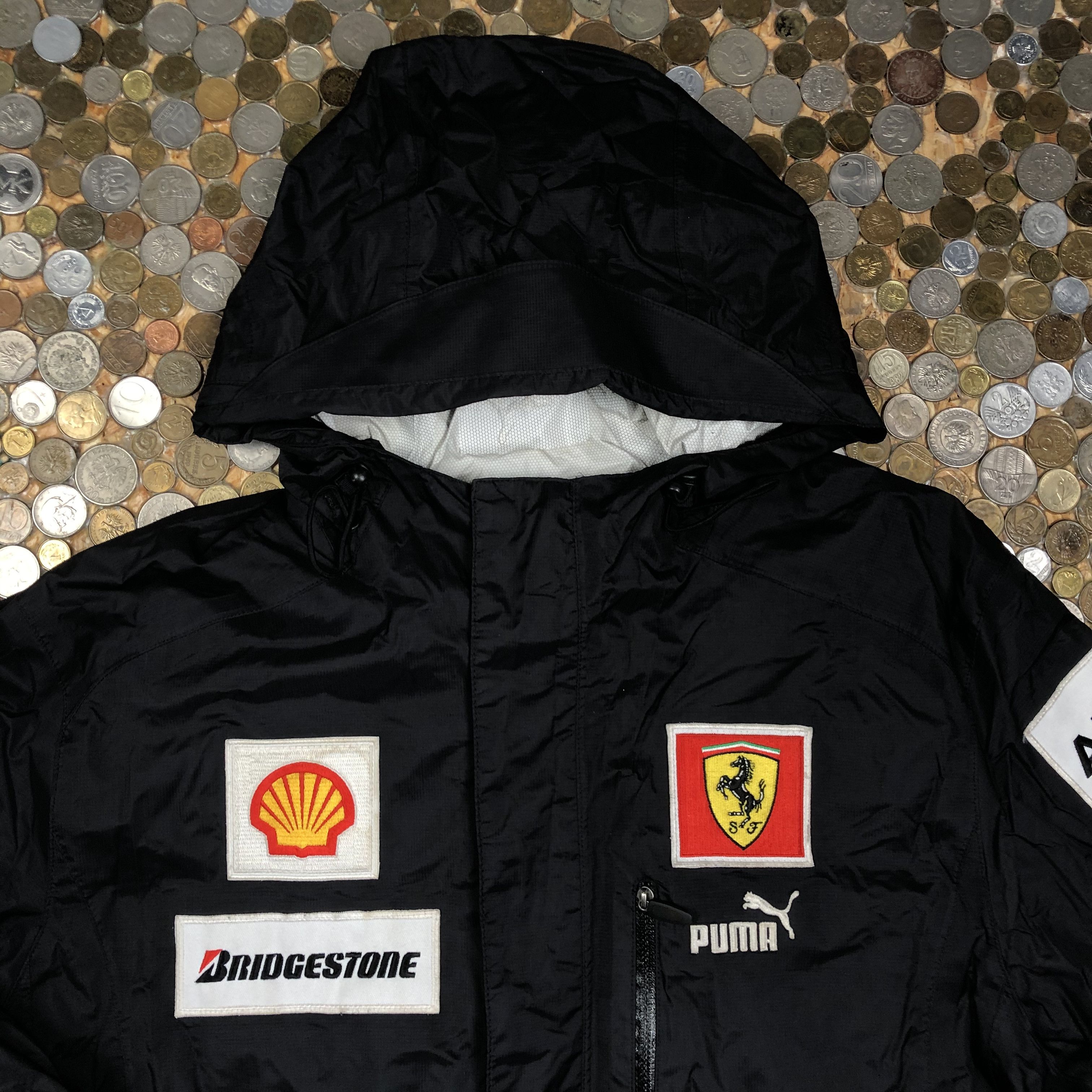 Puma × Vintage Puma Ferarri Shell Race light jacket Size US S / EU 44-46 / 1 - 2 Thumbnail