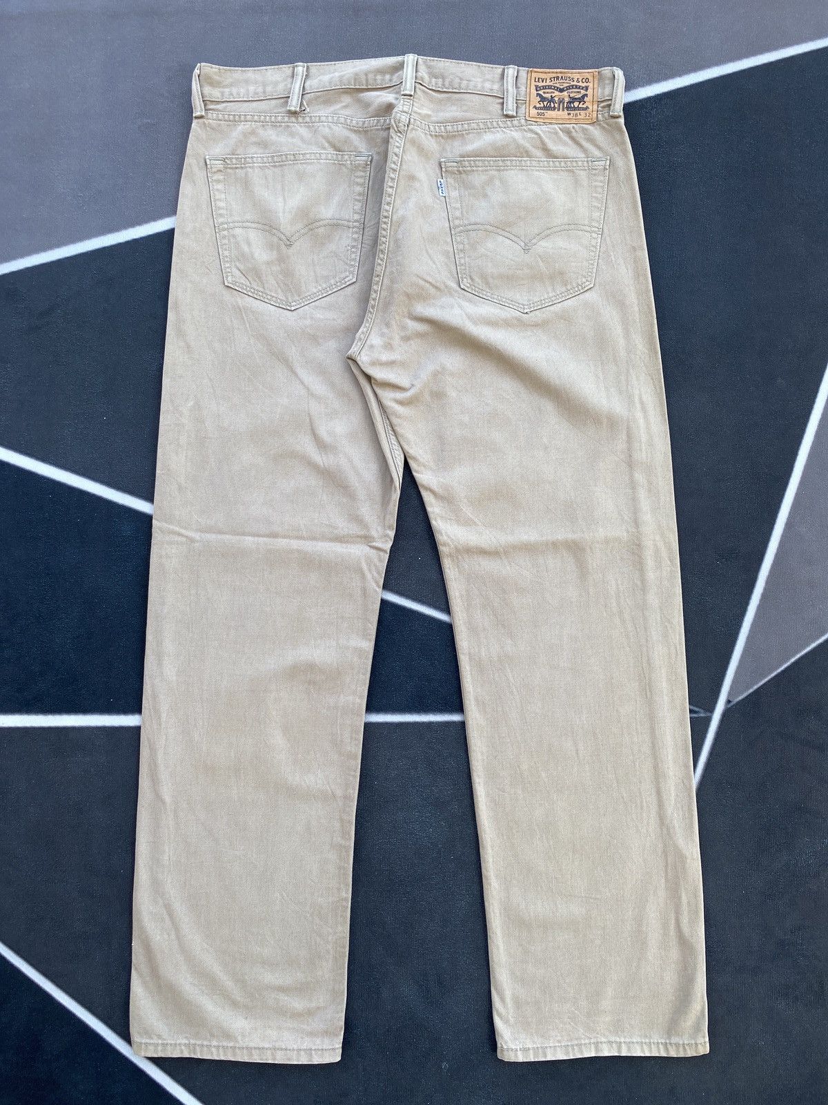 Jean × Levi's × Vintage VINTAGE LEVIS 505 JEANS-J379 Size US 39 - 3 Thumbnail