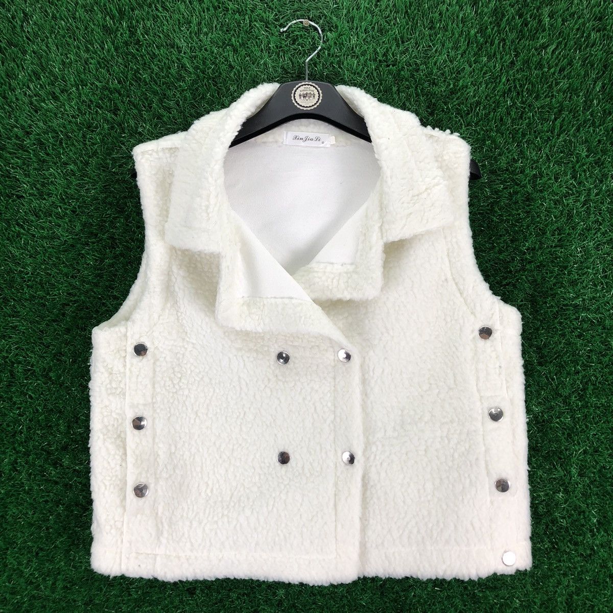 Japanese Brand Vest Double Collar Sherpa by Xia Jia Ji Size M / US 6-8 / IT 42-44 - 1 Thumbnail