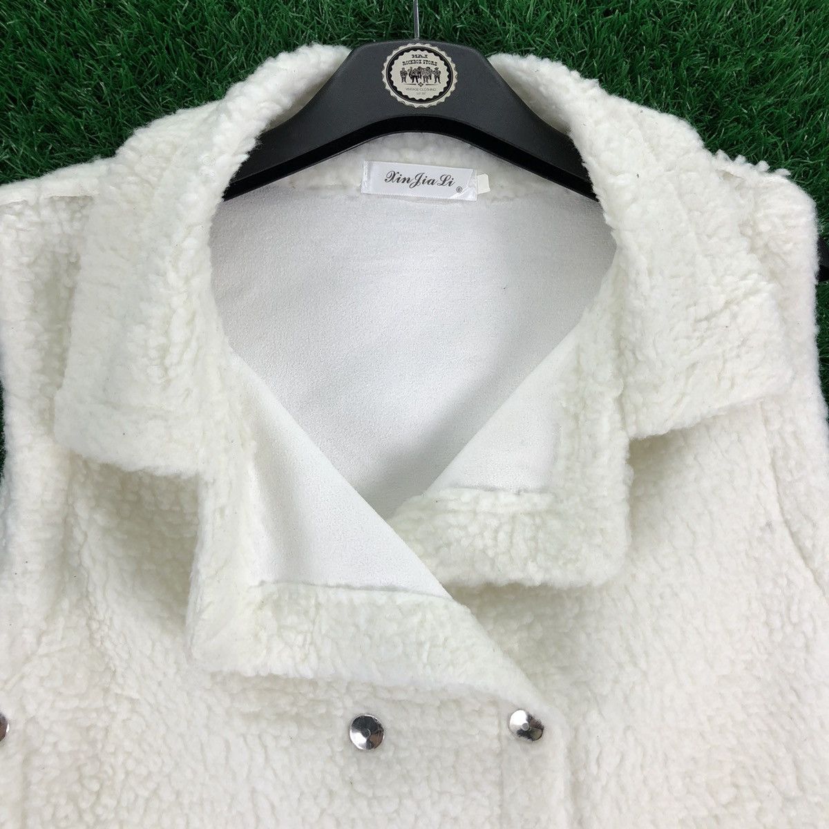 Japanese Brand Vest Double Collar Sherpa by Xia Jia Ji Size M / US 6-8 / IT 42-44 - 7 Thumbnail