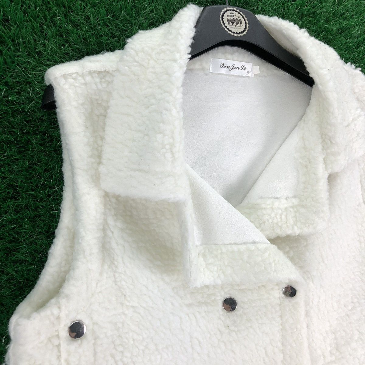 Japanese Brand Vest Double Collar Sherpa by Xia Jia Ji Size M / US 6-8 / IT 42-44 - 2 Thumbnail