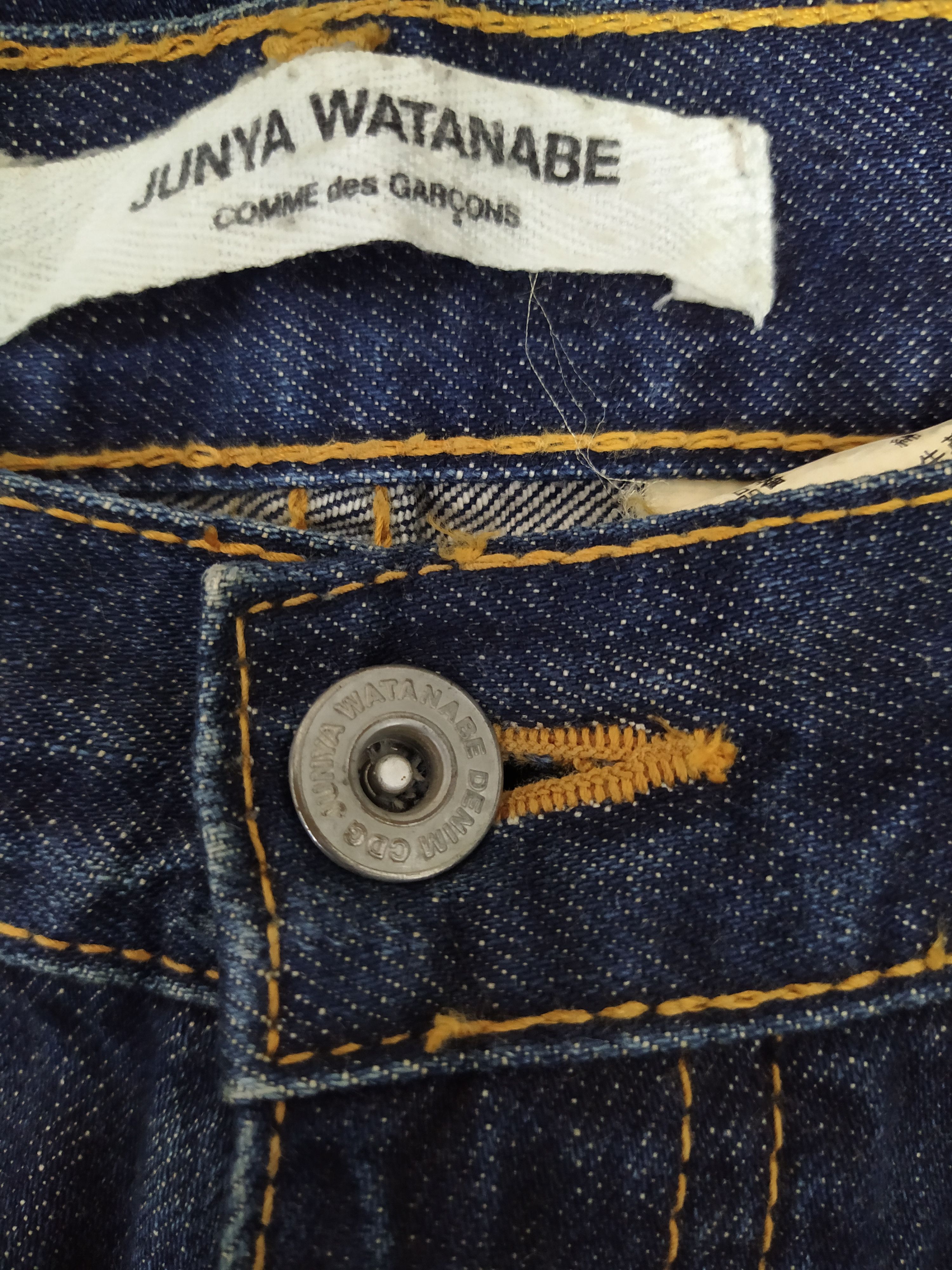 Comme des Garcons 90s JUNYA WATANABE COMME DES GARCONS SELVEDGE DENIM (B324) Size US 33 - 5 Thumbnail