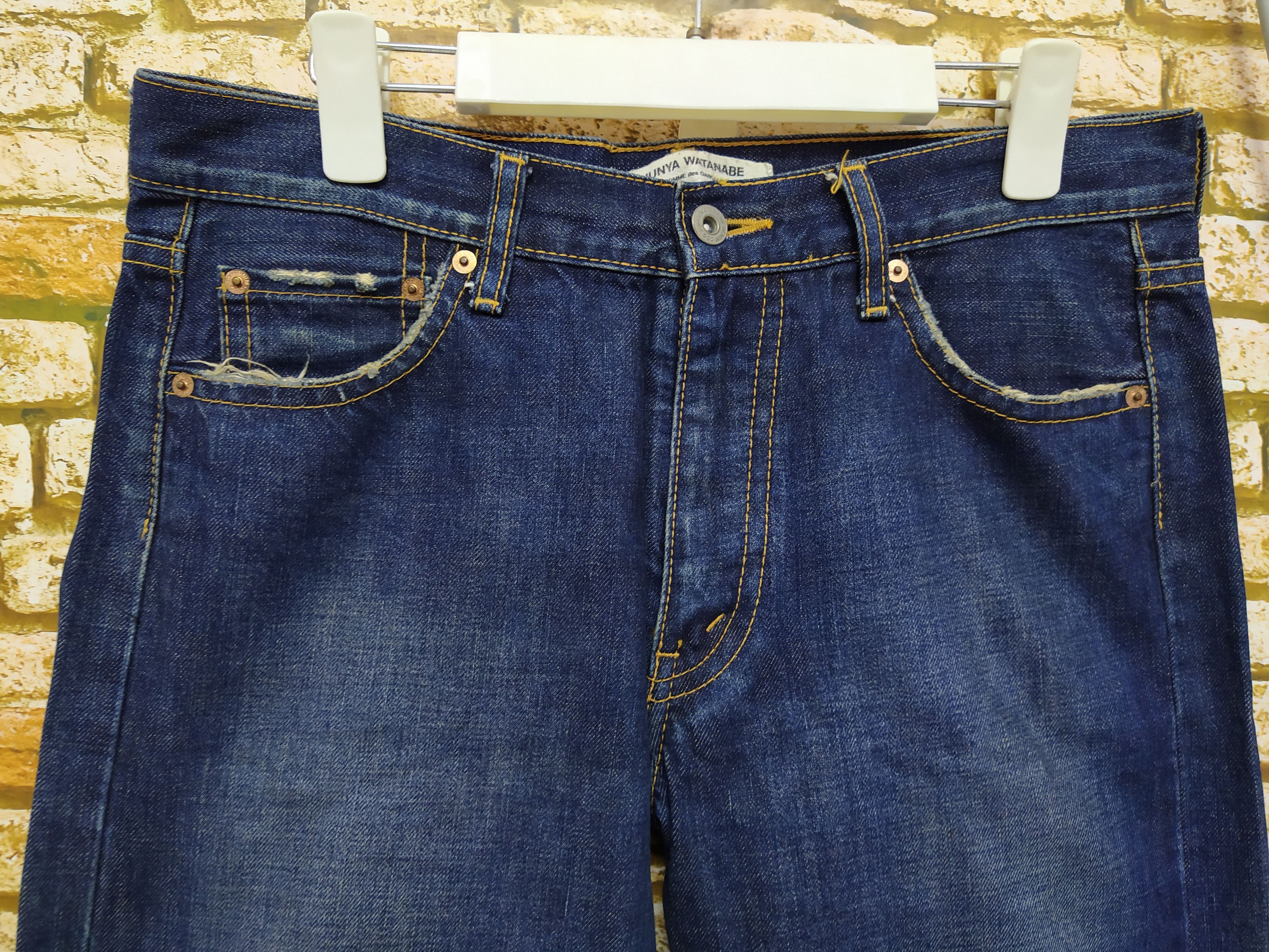 Comme des Garcons 90s JUNYA WATANABE COMME DES GARCONS SELVEDGE DENIM (B324) Size US 33 - 3 Thumbnail