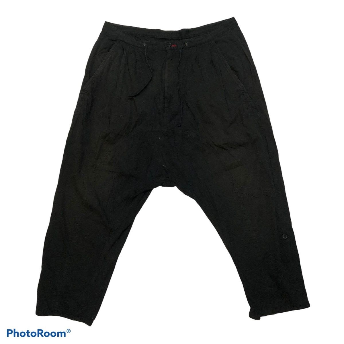 image of Ppfm 3Quater Pants Size 34 in Black, Men's