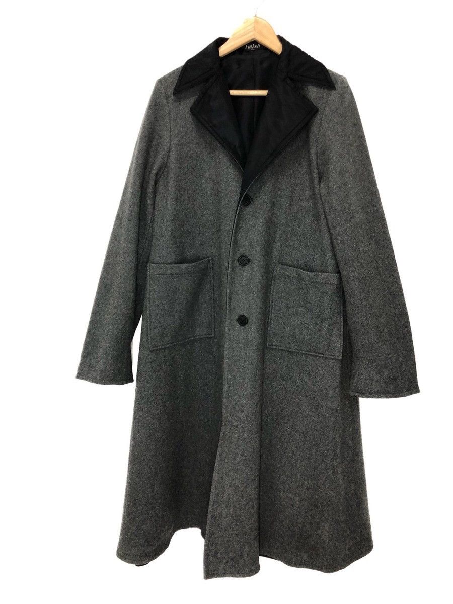 Japanese Brand × Yohji Yamamoto RARE‼️Vintage 80s Yohji Yamamoto Wool Gabardine Trench Coat Size US M / EU 48-50 / 2 - 1 Thumbnail
