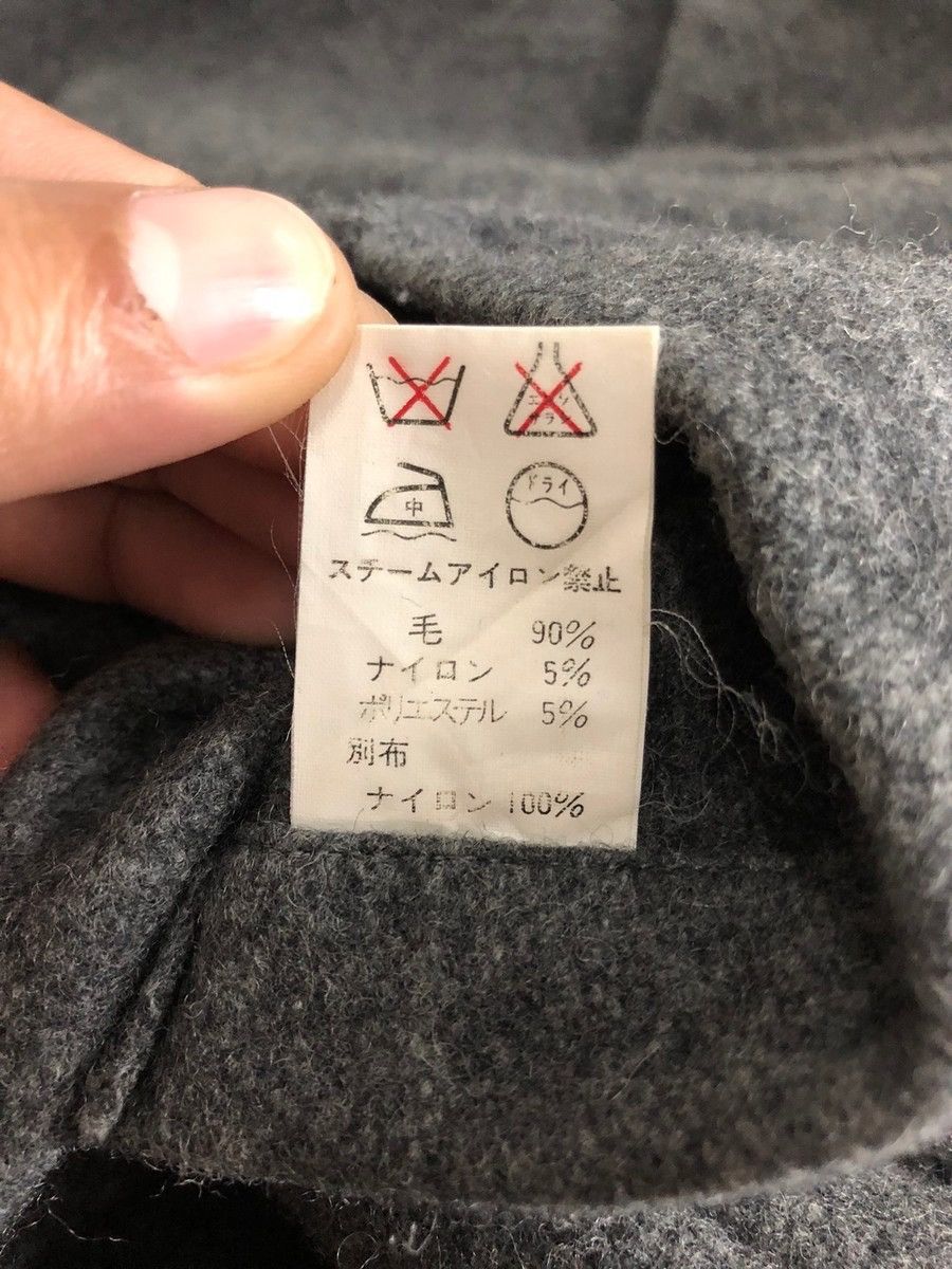Japanese Brand × Yohji Yamamoto RARE‼️Vintage 80s Yohji Yamamoto Wool Gabardine Trench Coat Size US M / EU 48-50 / 2 - 7 Thumbnail