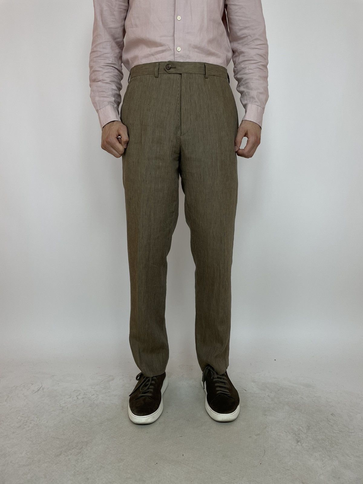 Lauren Ralph Lauren × Ralph Lauren LAUREN Ralph Lauren Linen Trouses Pants Trim Fit size 34x32 Size US 34 / EU 50 - 2 Thumbnail