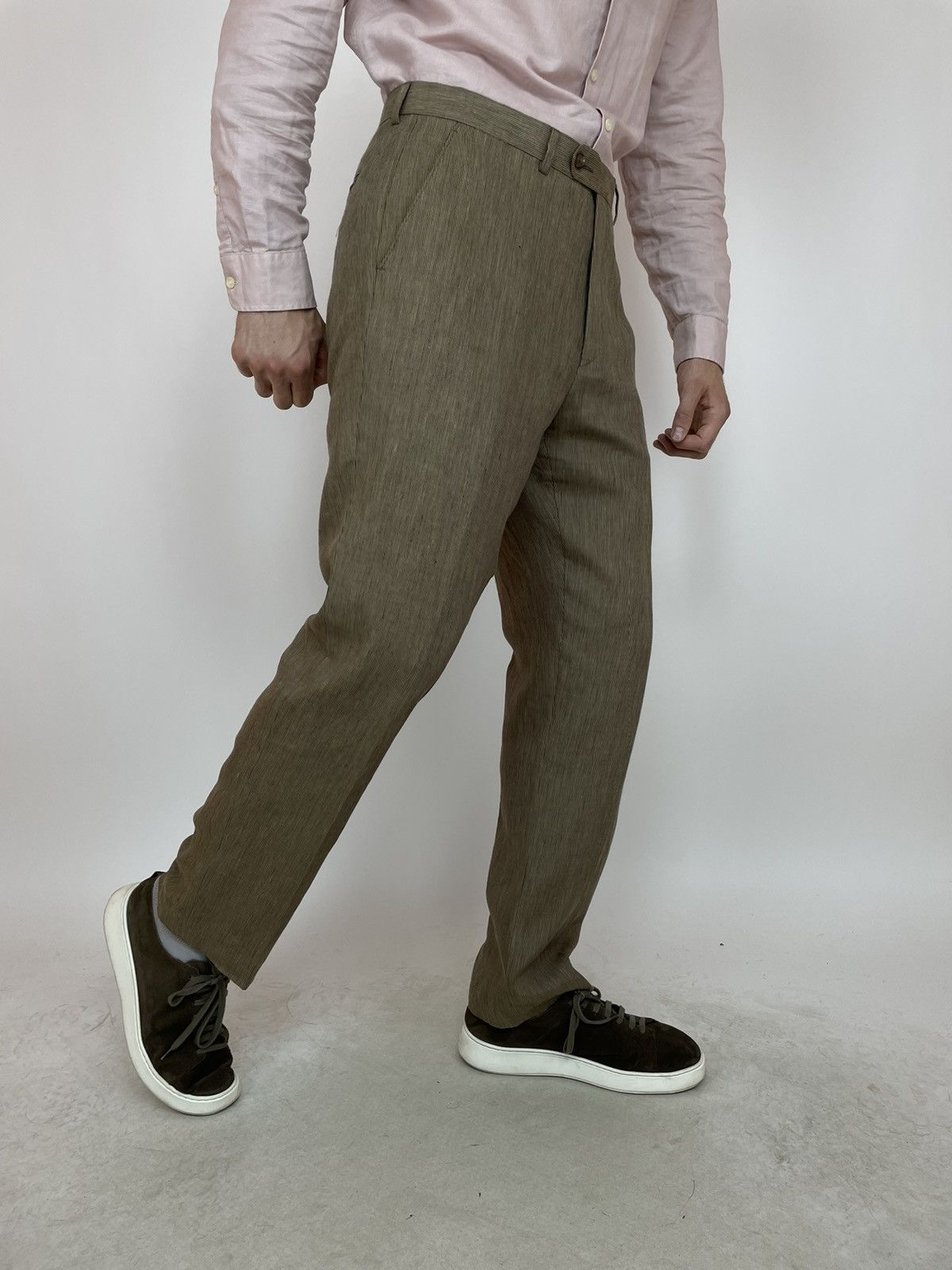 Lauren Ralph Lauren × Ralph Lauren LAUREN Ralph Lauren Linen Trouses Pants Trim Fit size 34x32 Size US 34 / EU 50 - 4 Thumbnail