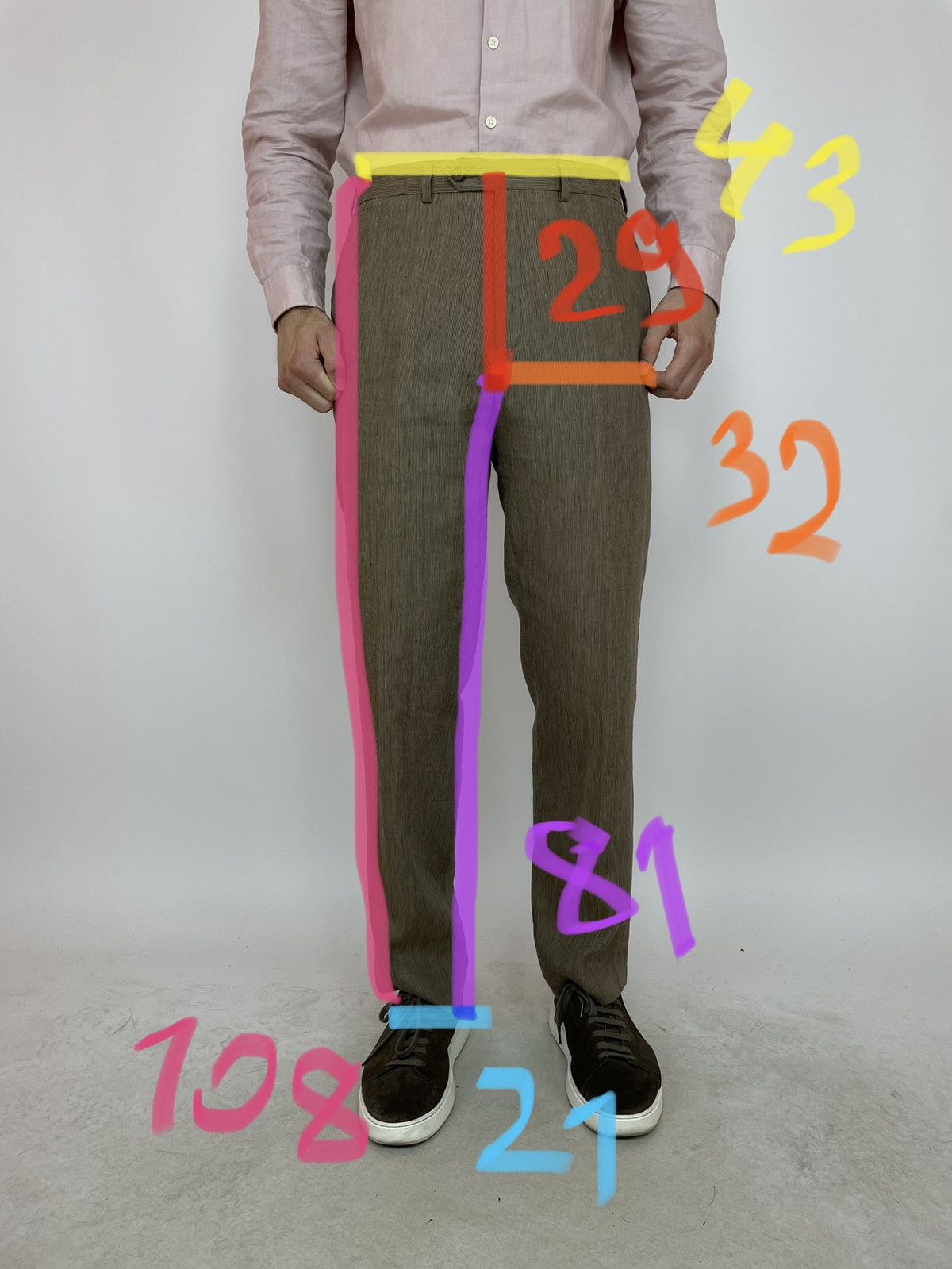 Lauren Ralph Lauren × Ralph Lauren LAUREN Ralph Lauren Linen Trouses Pants Trim Fit size 34x32 Size US 34 / EU 50 - 13 Thumbnail