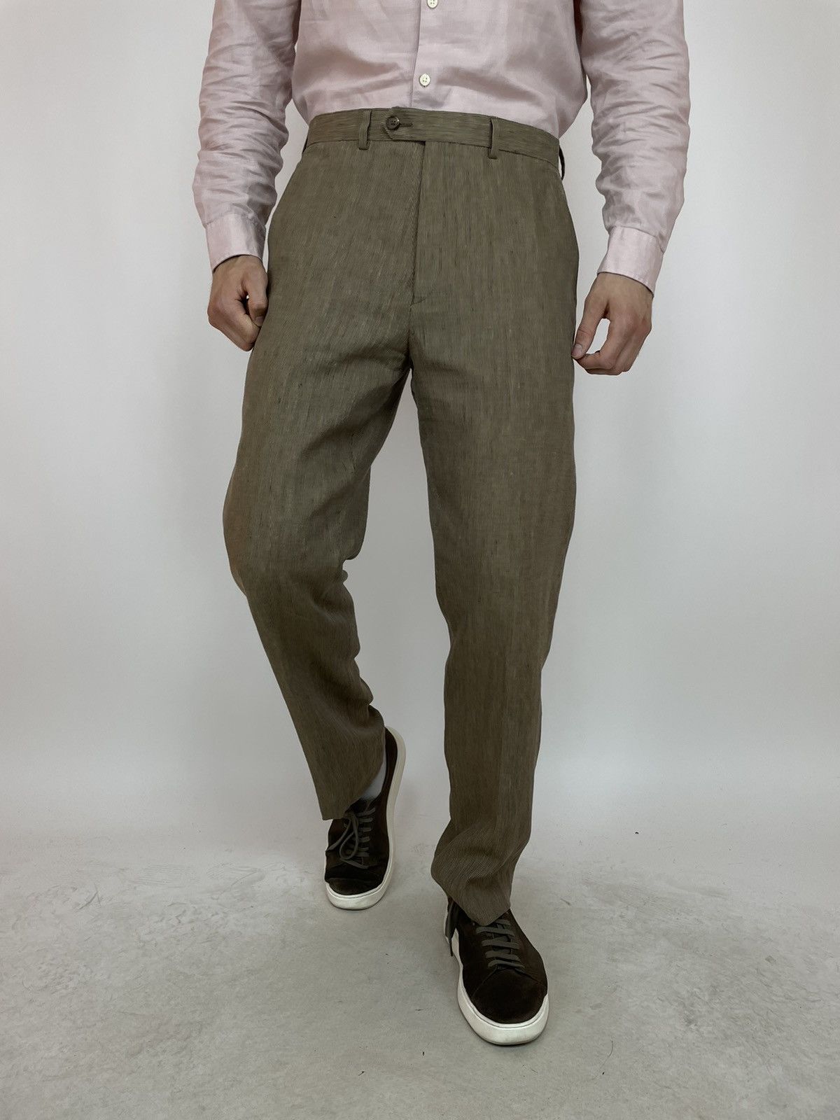 Lauren Ralph Lauren × Ralph Lauren LAUREN Ralph Lauren Linen Trouses Pants Trim Fit size 34x32 Size US 34 / EU 50 - 3 Thumbnail