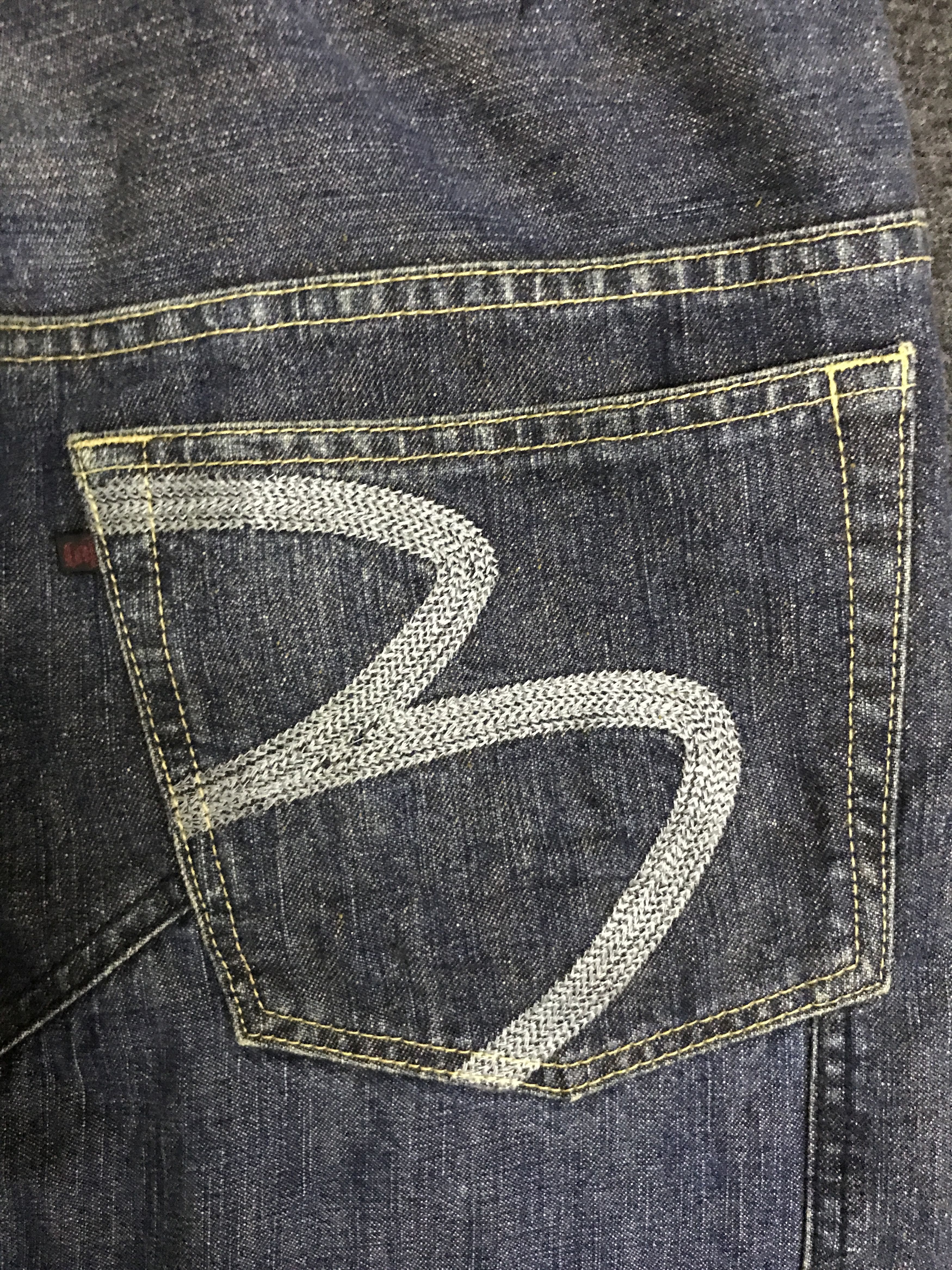 Japanese Brand D119 BAL Japan Two Tones Double Knee Jeans Size US 33 - 12 Thumbnail