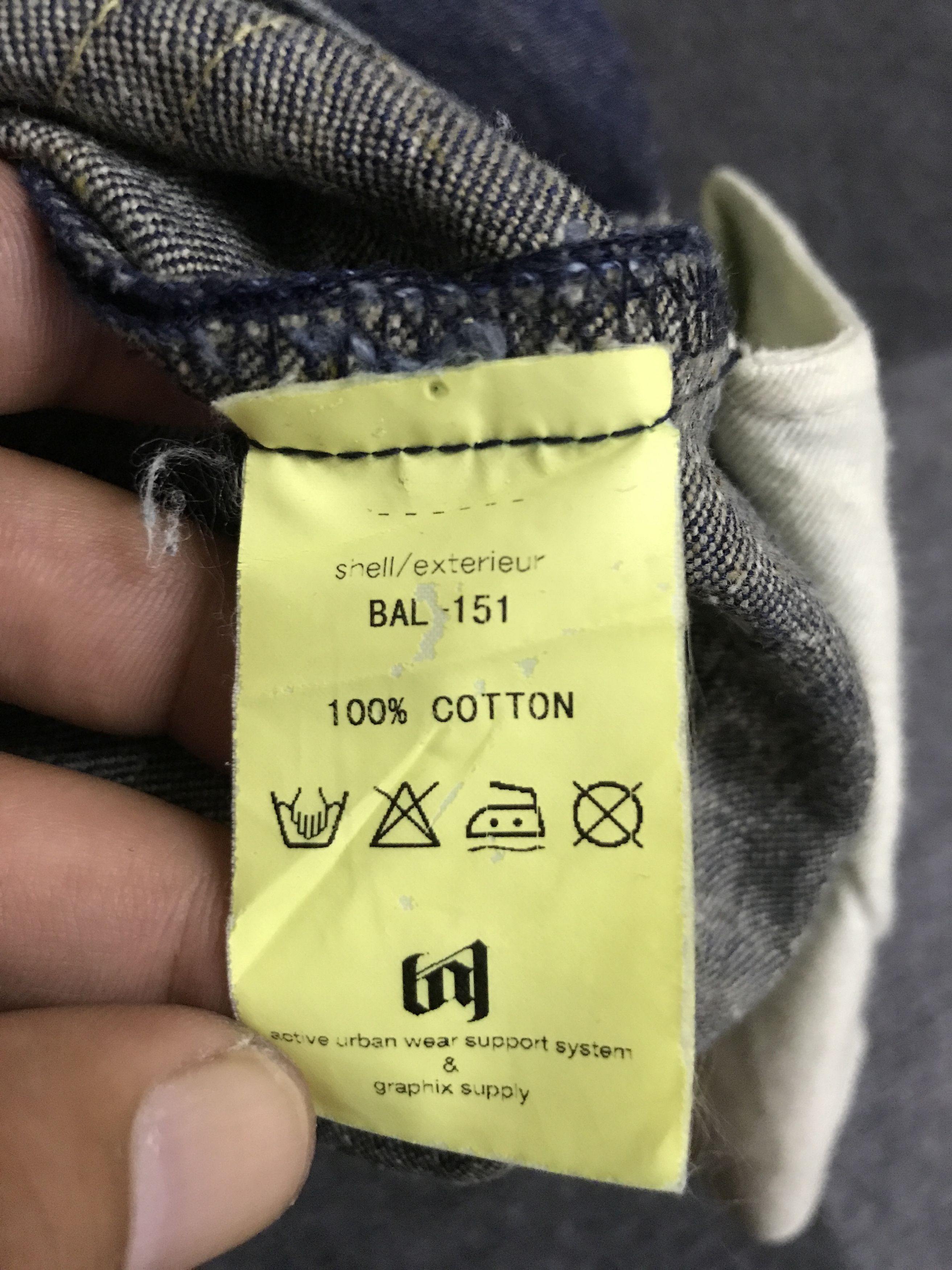 Japanese Brand D119 BAL Japan Two Tones Double Knee Jeans Size US 33 - 16 Thumbnail