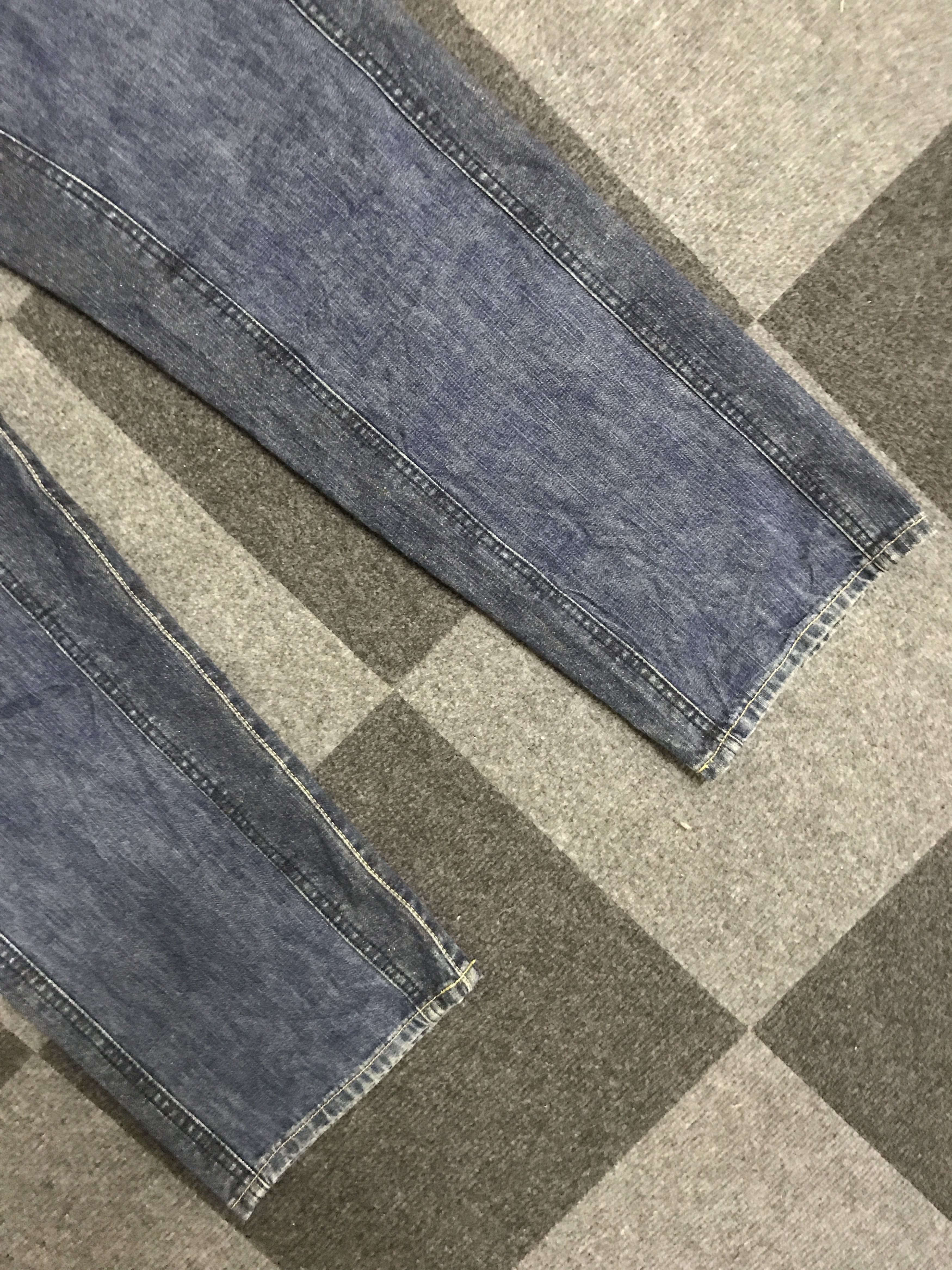 Japanese Brand D119 BAL Japan Two Tones Double Knee Jeans Size US 33 - 10 Thumbnail