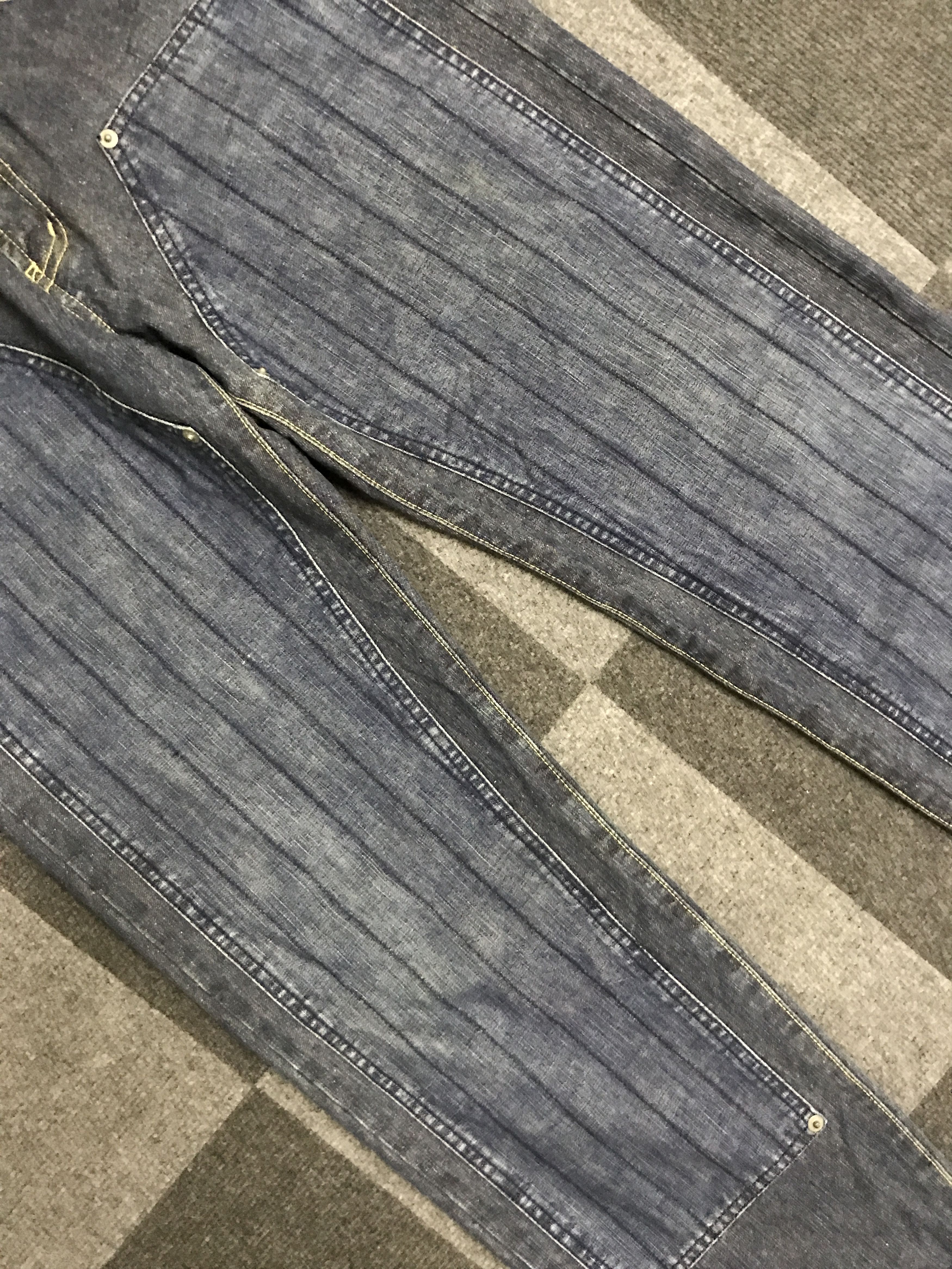 Japanese Brand D119 BAL Japan Two Tones Double Knee Jeans Size US 33 - 3 Thumbnail