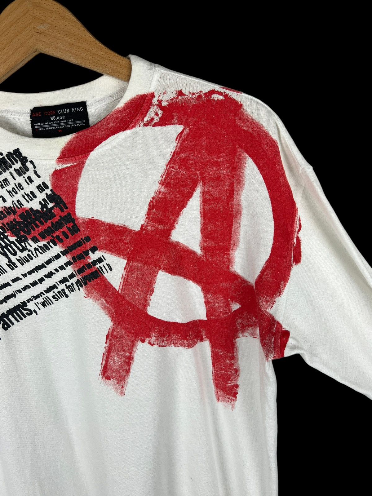 Japanese Brand Age Core 🇯🇵 Anarchy Poem Shirt Size US M / EU 48-50 / 2 - 8 Thumbnail
