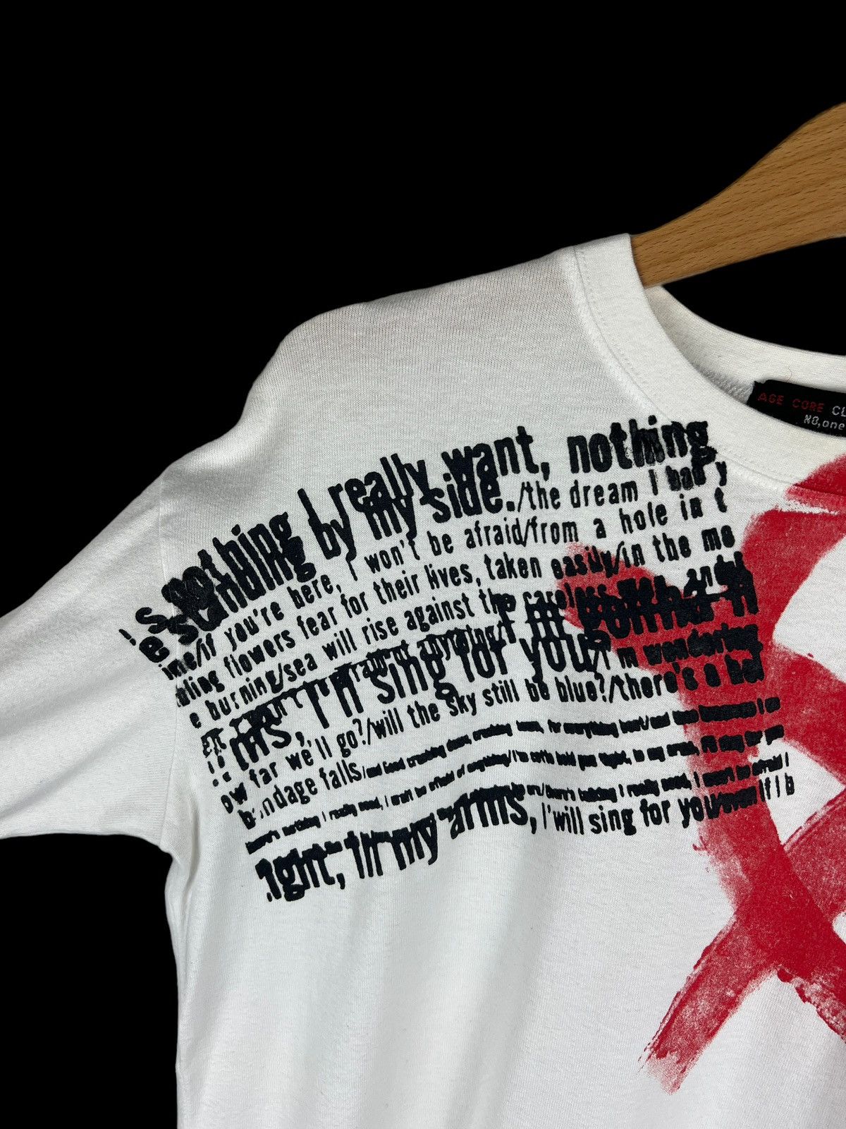 Japanese Brand Age Core 🇯🇵 Anarchy Poem Shirt Size US M / EU 48-50 / 2 - 6 Thumbnail