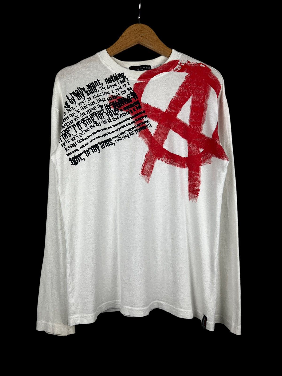 Japanese Brand Age Core 🇯🇵 Anarchy Poem Shirt Size US M / EU 48-50 / 2 - 1 Thumbnail