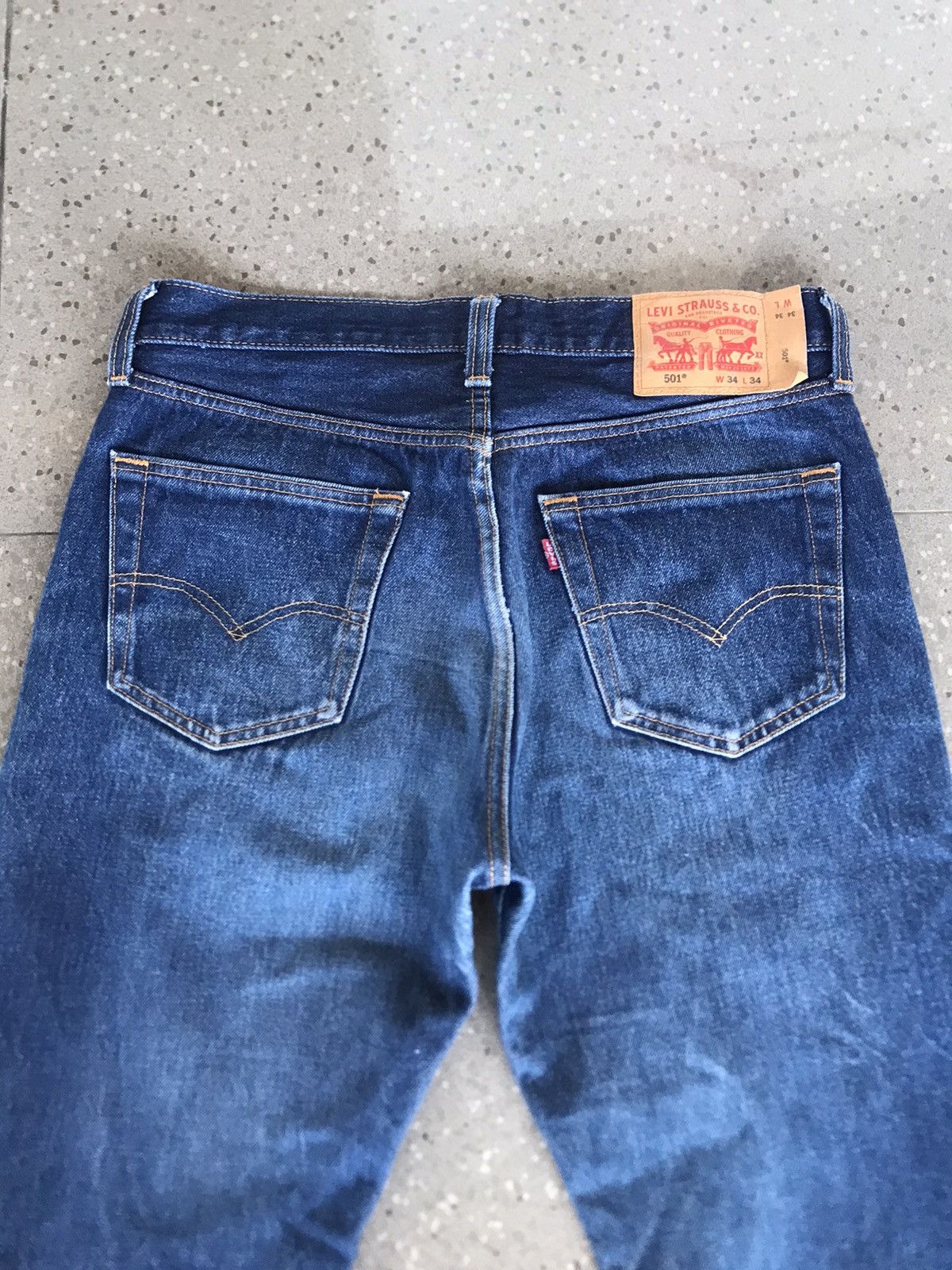 Levi's Vintage Levis Lot 501 Jeans Aging Wash Denim Size US 32 / EU 48 - 6 Thumbnail