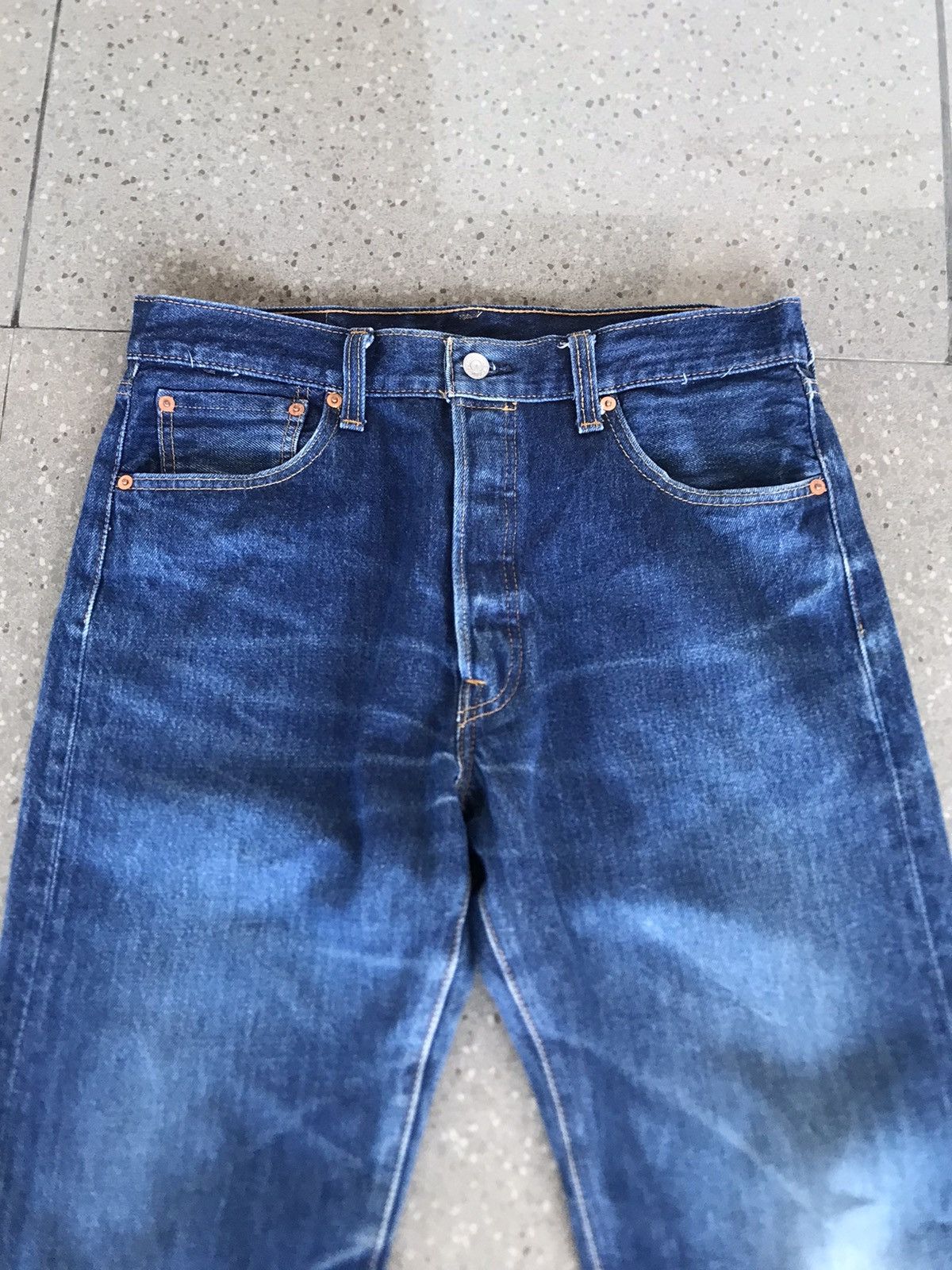 Levi's Vintage Levis Lot 501 Jeans Aging Wash Denim Size US 32 / EU 48 - 7 Thumbnail