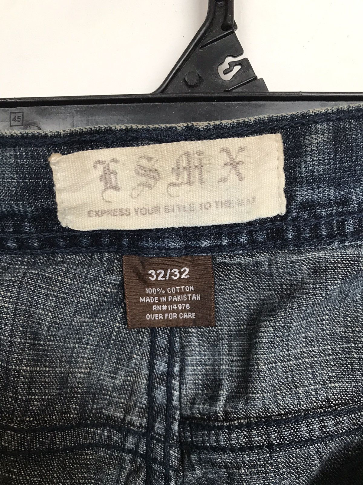 Japanese Brand Y2K Baggy Denim Jeans Airborne Military Patch Wide Leg Size US 32 / EU 48 - 9 Thumbnail