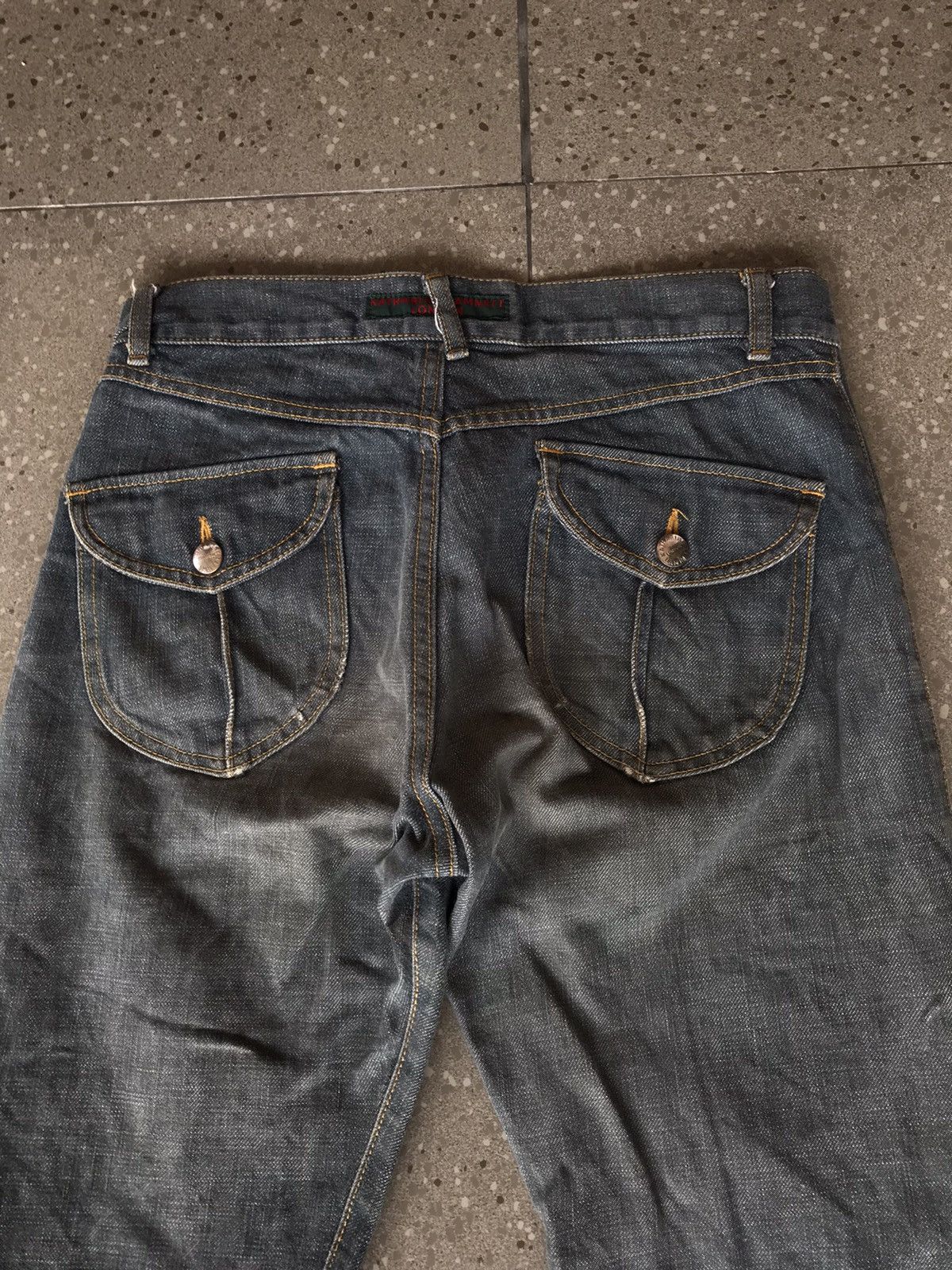 Katharine Hamnett London Katharine Hamnett London Bushpant Jeans Bootcut Flared Denim Size 29" - 7 Thumbnail