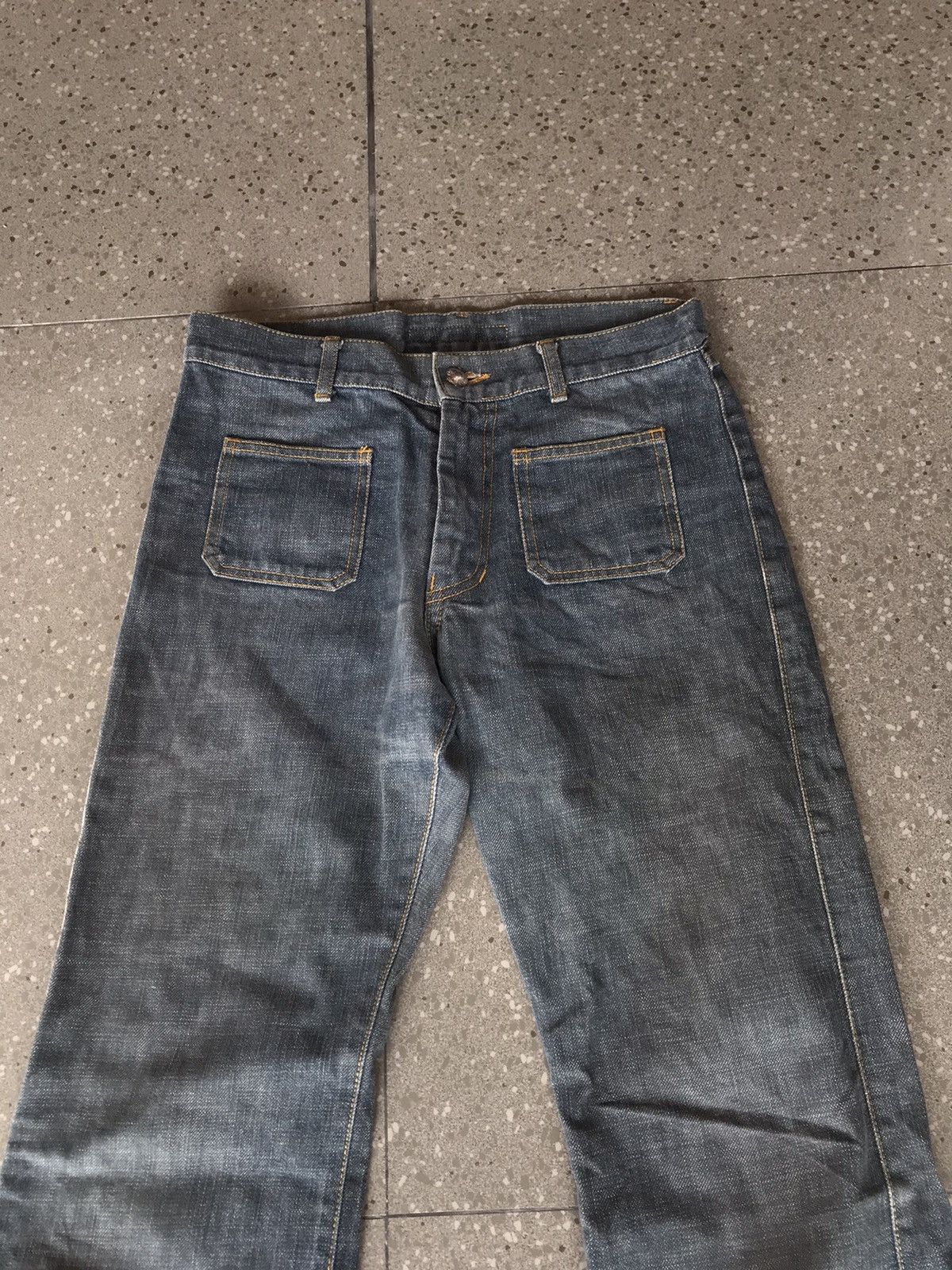 Katharine Hamnett London Katharine Hamnett London Bushpant Jeans Bootcut Flared Denim Size 29" - 6 Thumbnail