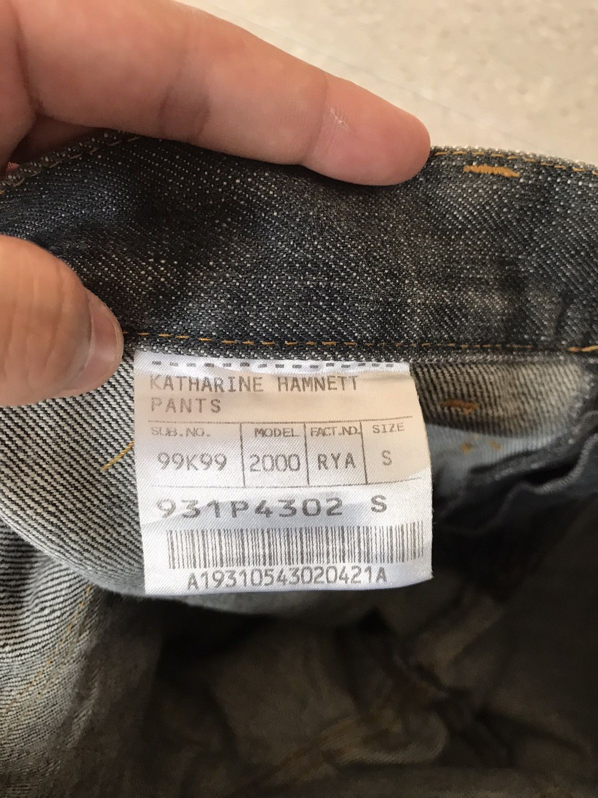 Katharine Hamnett London Katharine Hamnett London Bushpant Jeans Bootcut Flared Denim Size 29" - 3 Thumbnail