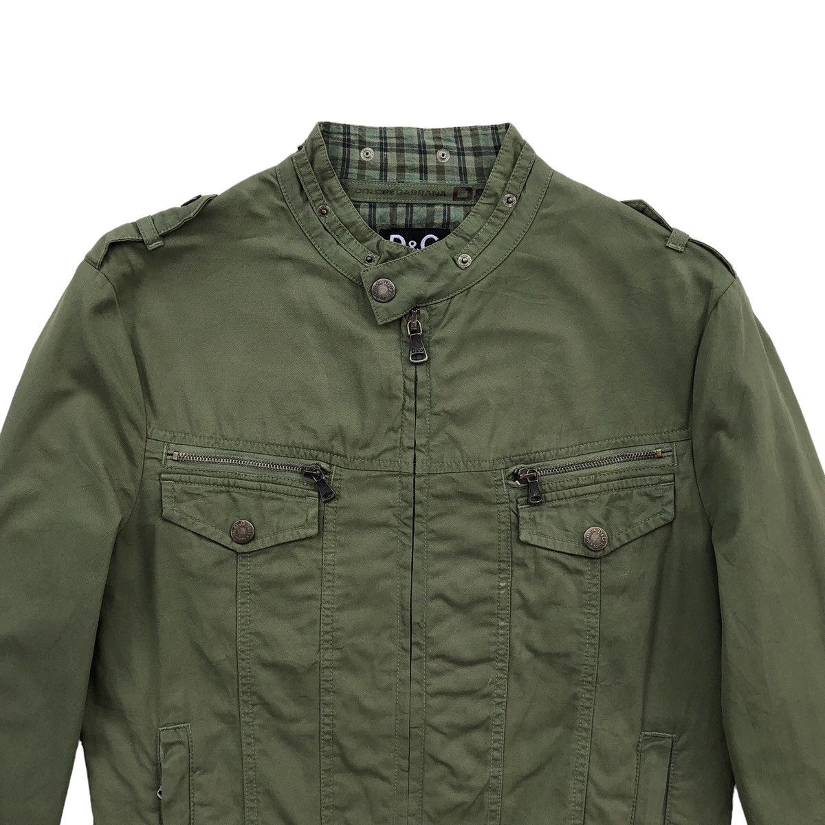 Dolce & Gabbana Vintage Dolce & Gabbana Slim Zipper Jacket Size US M / EU 48-50 / 2 - 5 Thumbnail