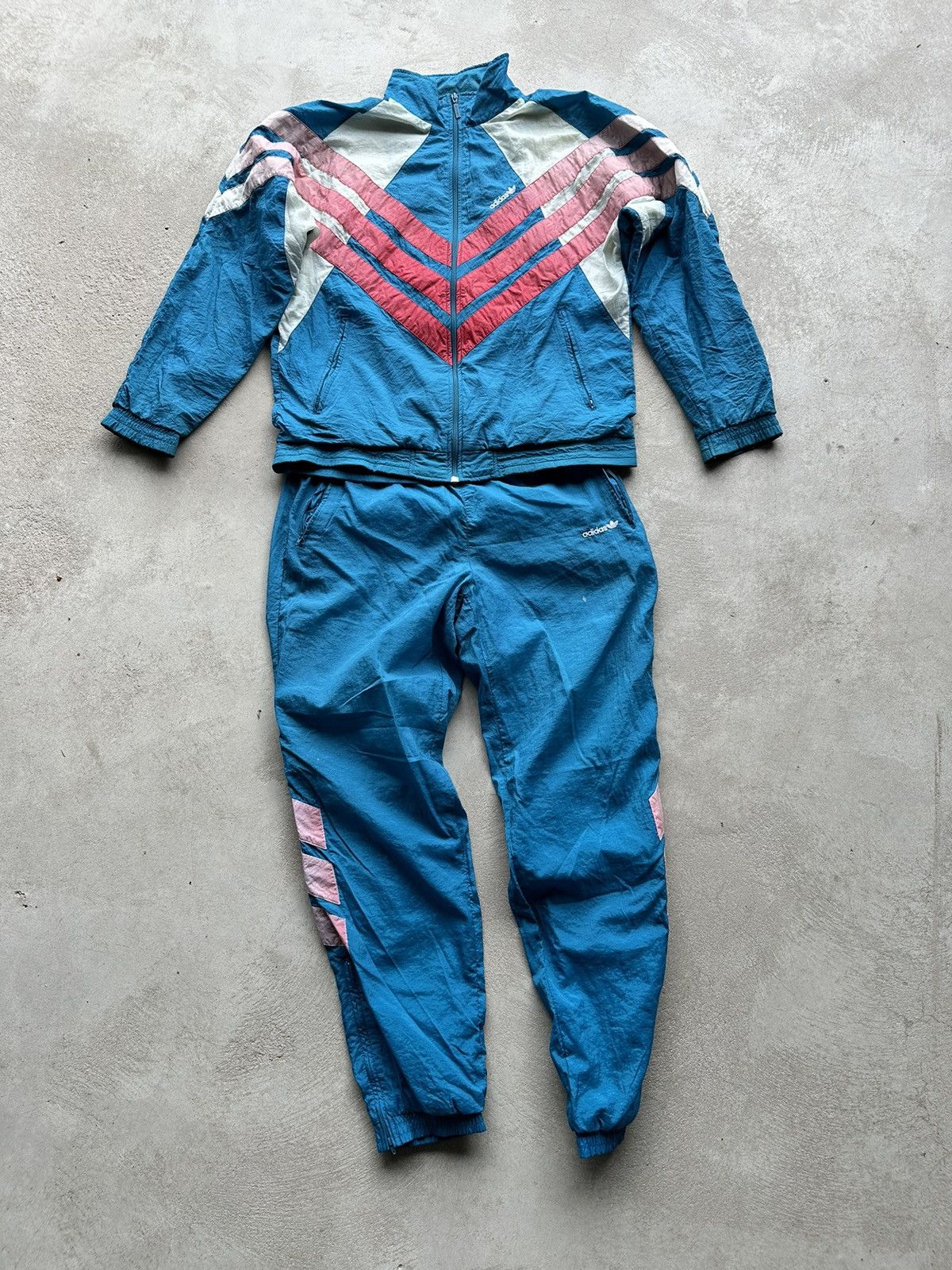 image of 90’S Adidas Tracksuit Set, Men's (Size Large)