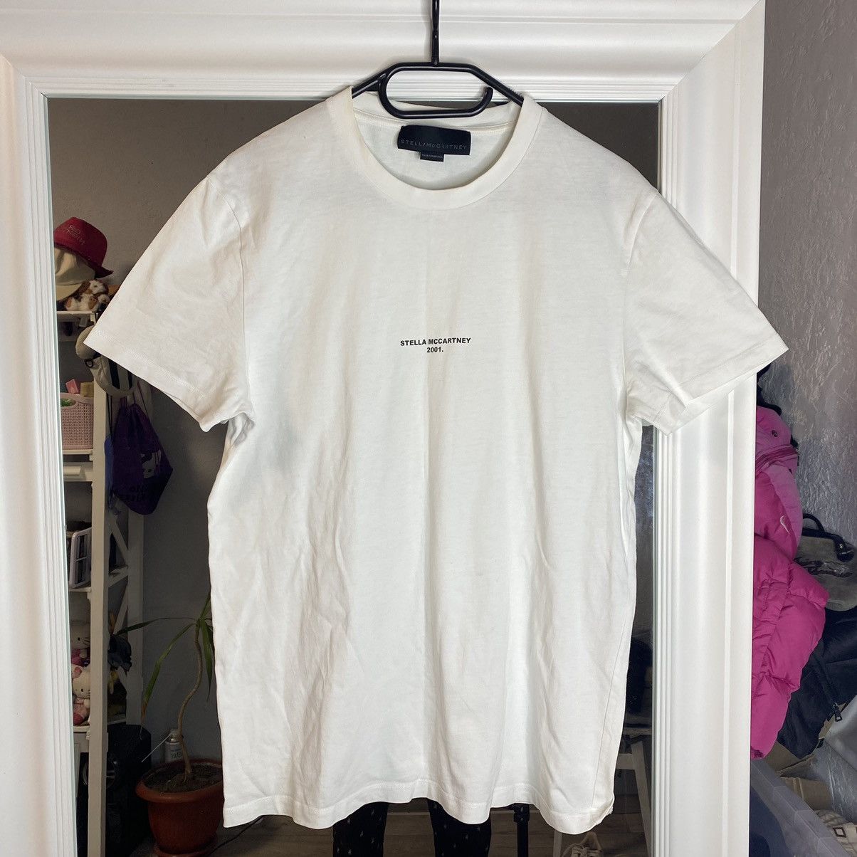 Stella McCartney STELLA MCCARTNEY 2001 PREMIUM WHITE T SHIRT Size US M / EU 48-50 / 2 - 1 Thumbnail