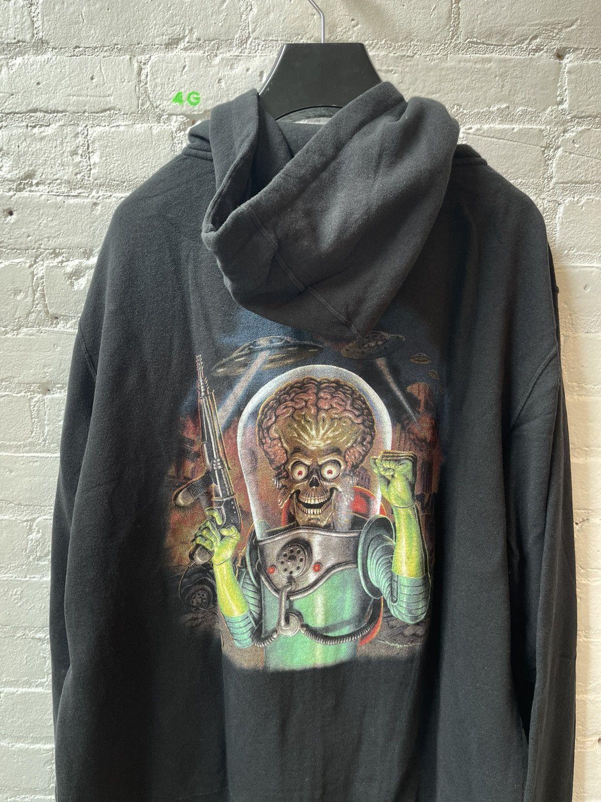 Vintage Vintage MARS ATTACKS Hoodie RARE SICK Size US XL / EU 56 / 4 - 5 Thumbnail