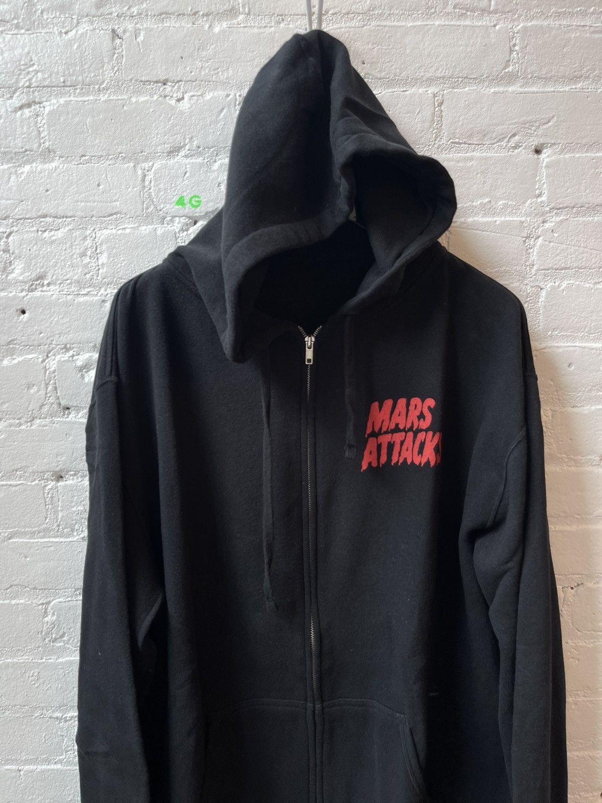 Vintage Vintage MARS ATTACKS Hoodie RARE SICK Size US XL / EU 56 / 4 - 2 Thumbnail