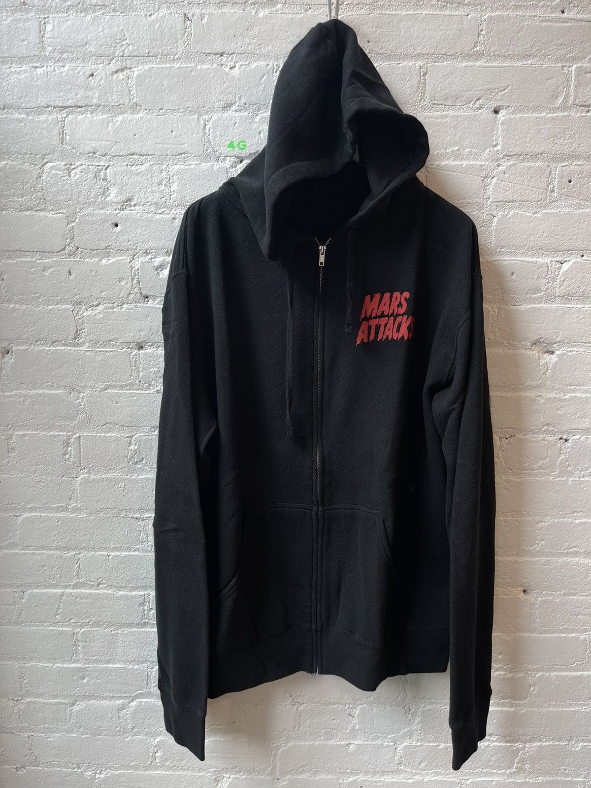 Vintage Vintage MARS ATTACKS Hoodie RARE SICK Size US XL / EU 56 / 4 - 3 Thumbnail