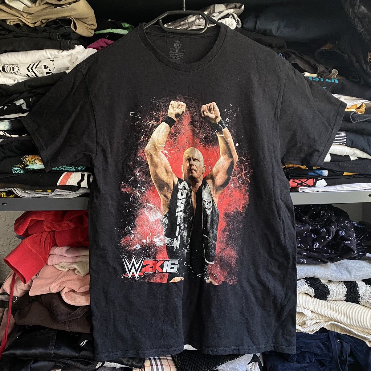 WWE WWE Y2K STONE COLD AUSTIN 2K16 T SHIRT Size US M / EU 48-50 / 2 - 1 Thumbnail