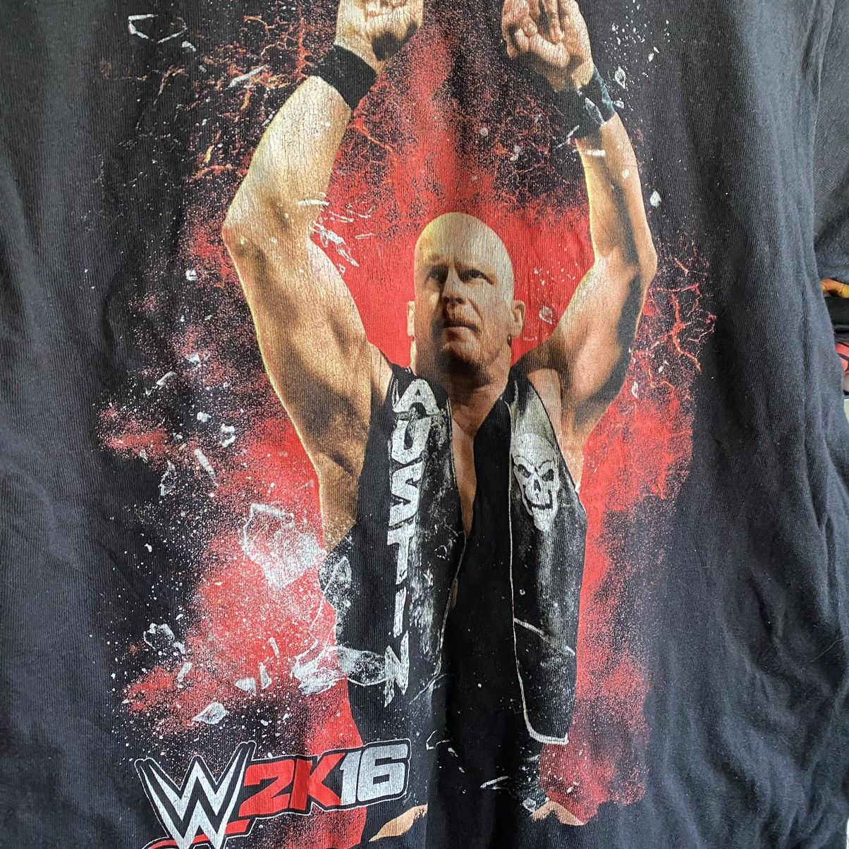 WWE WWE Y2K STONE COLD AUSTIN 2K16 T SHIRT Size US M / EU 48-50 / 2 - 2 Thumbnail