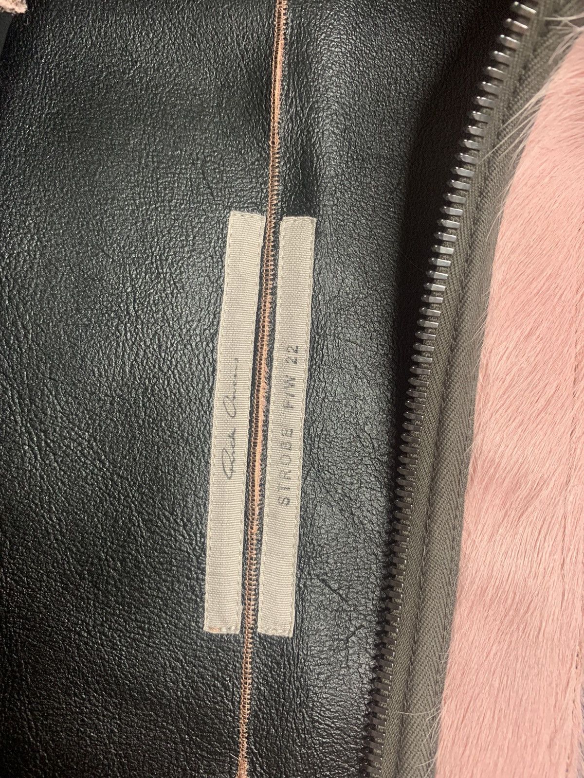 Rick Owens RARE PONY HAIR GIMP VEST PINK EU48!! Size US M / EU 48-50 / 2 - 7 Thumbnail
