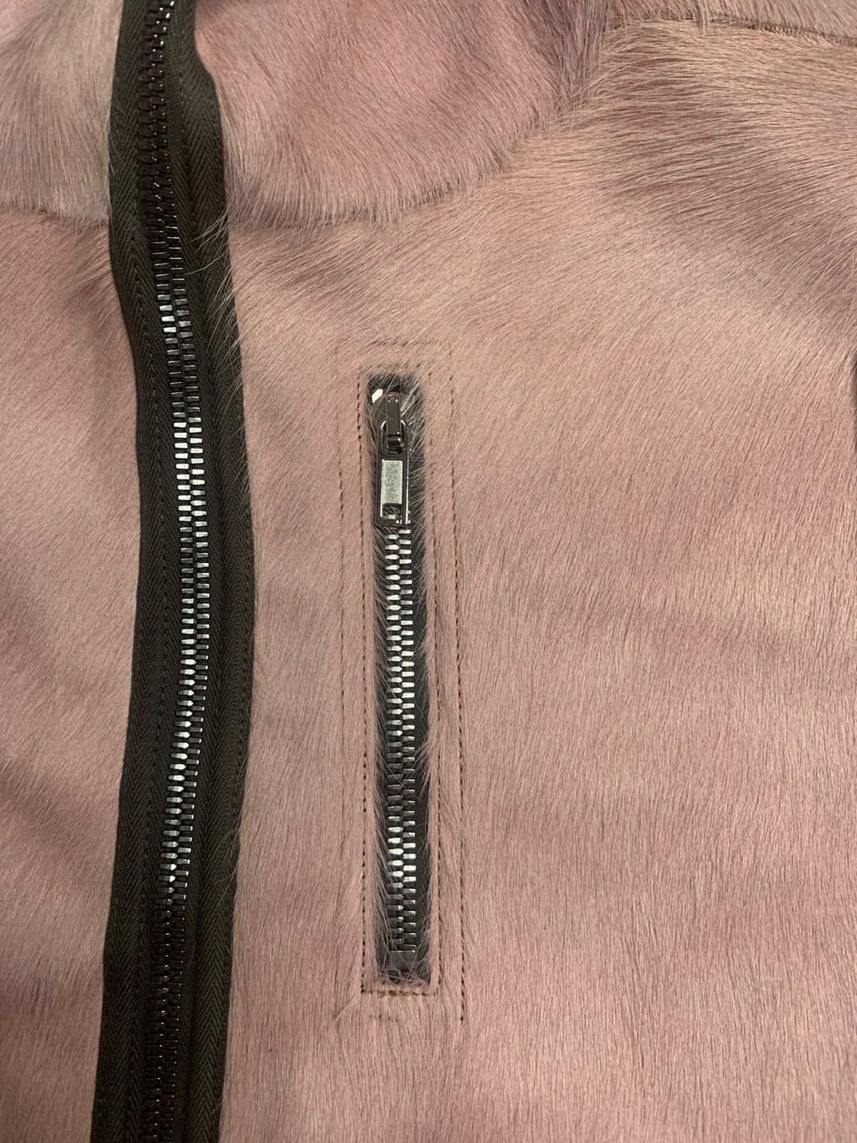Rick Owens RARE PONY HAIR GIMP VEST PINK EU48!! Size US M / EU 48-50 / 2 - 5 Thumbnail