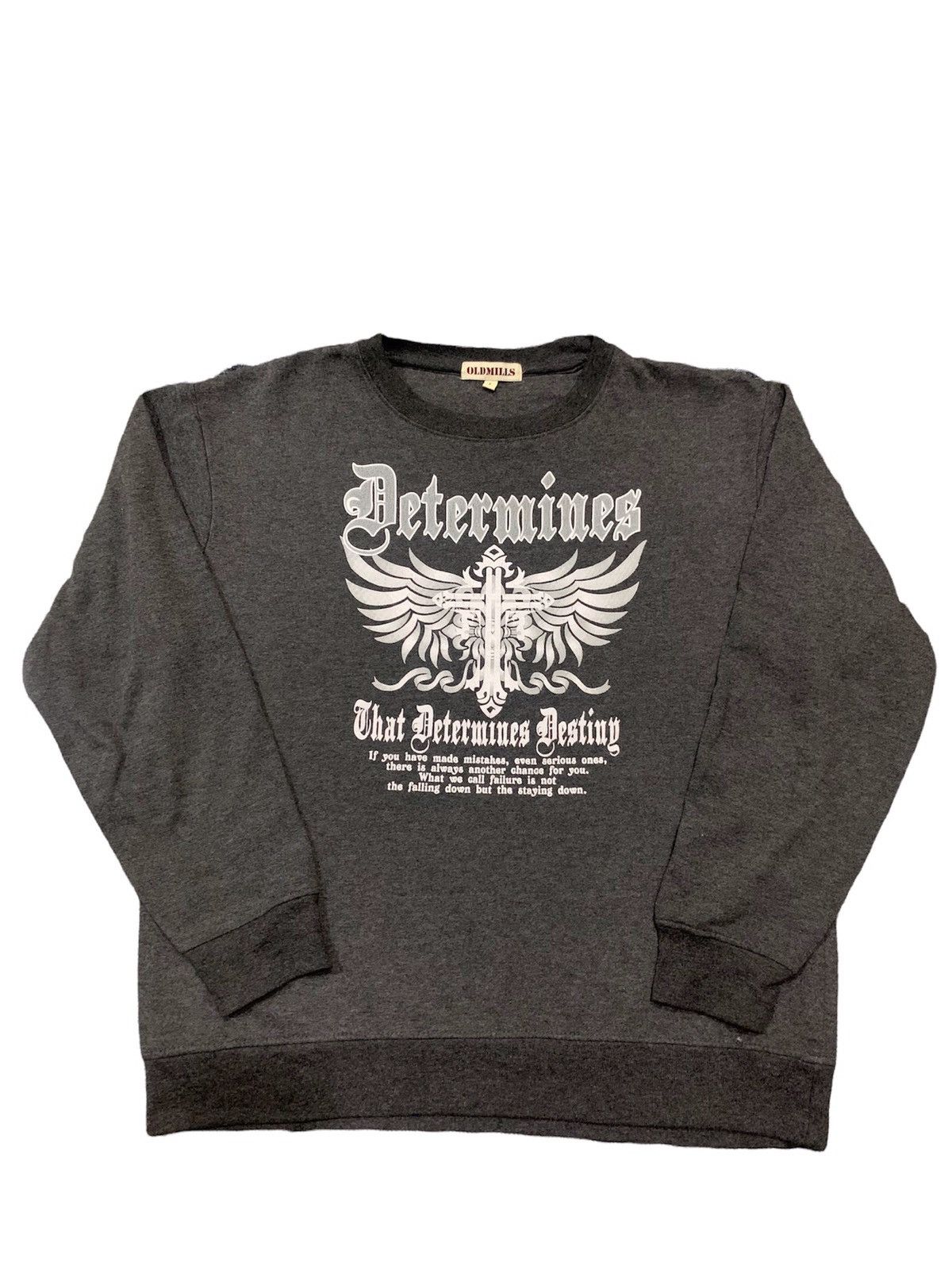 Japanese Brand × Vintage Japanesse Brand Cross Logo With Angel Wings Hoodie Determine Size US L / EU 52-54 / 3 - 1 Thumbnail