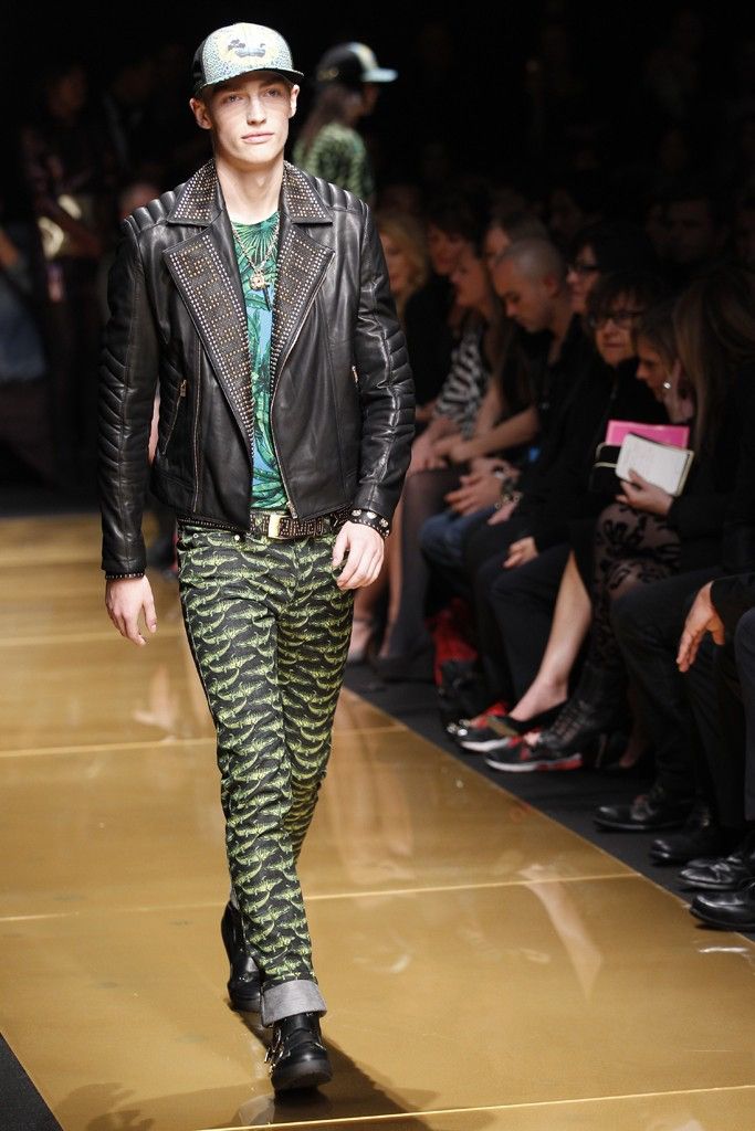 Other FW11 Versace X H&M Crocodile All Over Printed Denim Pants Size US 29 - 25 Thumbnail