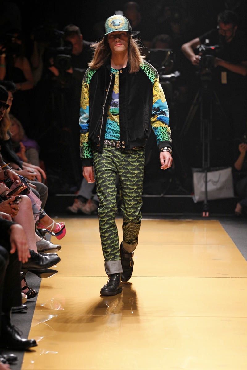 Other FW11 Versace X H&M Crocodile All Over Printed Denim Pants Size US 29 - 24 Thumbnail