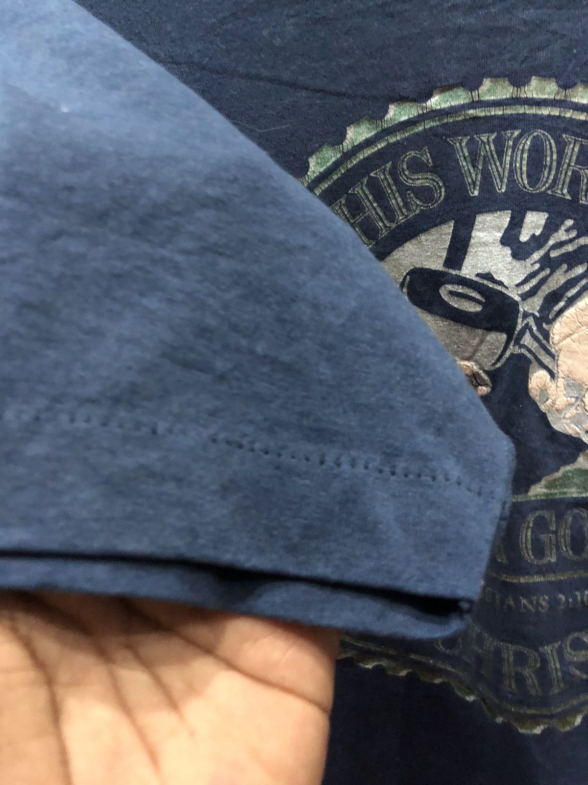 Vintage Vintage tees material 50/50 We Are His Workmanship Size US XL / EU 56 / 4 - 9 Thumbnail