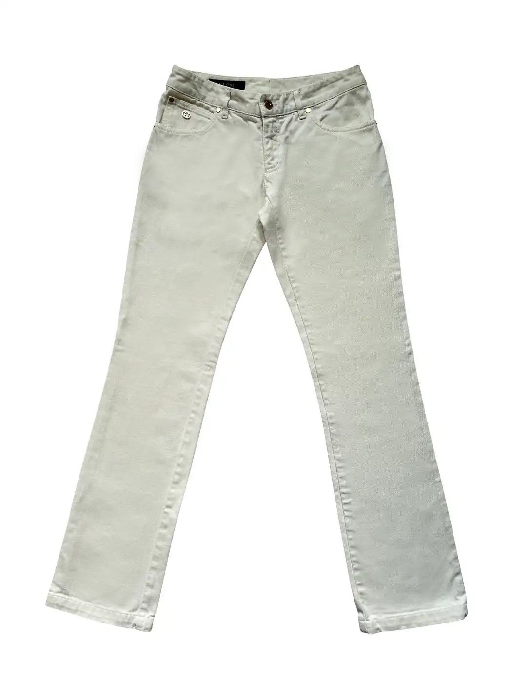 Gucci ⚡️QUICK SALE⚡️Gucci by Tom Ford White Denim Jeans Size US 26 / EU 42 - 1 Thumbnail