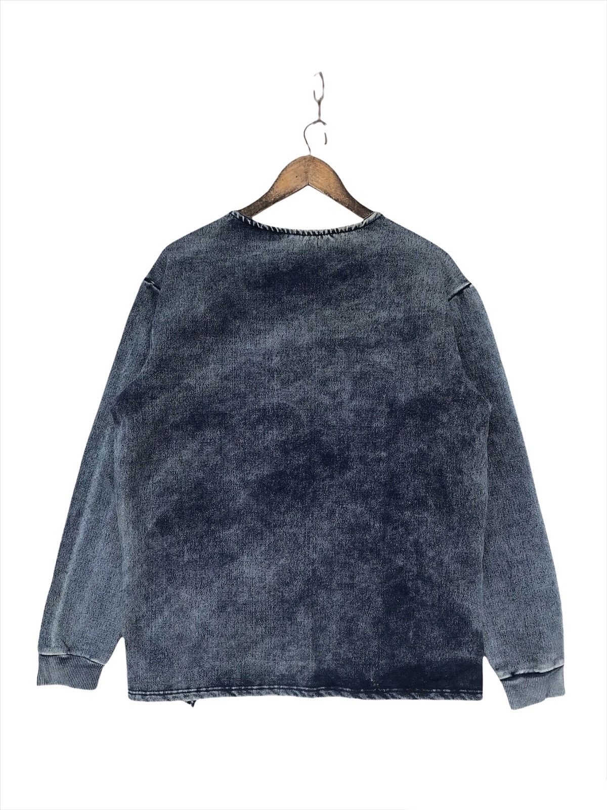 Limi Feu × Yohji Yamamoto 💥Final Drop💥Y’s Yohji Yamamoto Indigo Blue Sweater Shirt Size L / US 10 / IT 46 - 4 Thumbnail